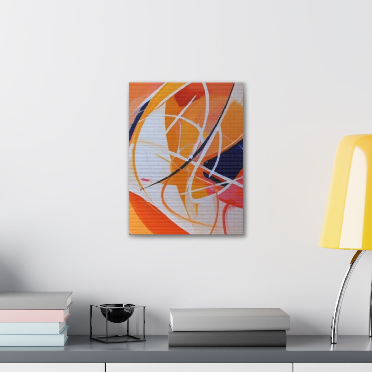 Primary Elegance: A Symphony of Sophistication Canvas Print