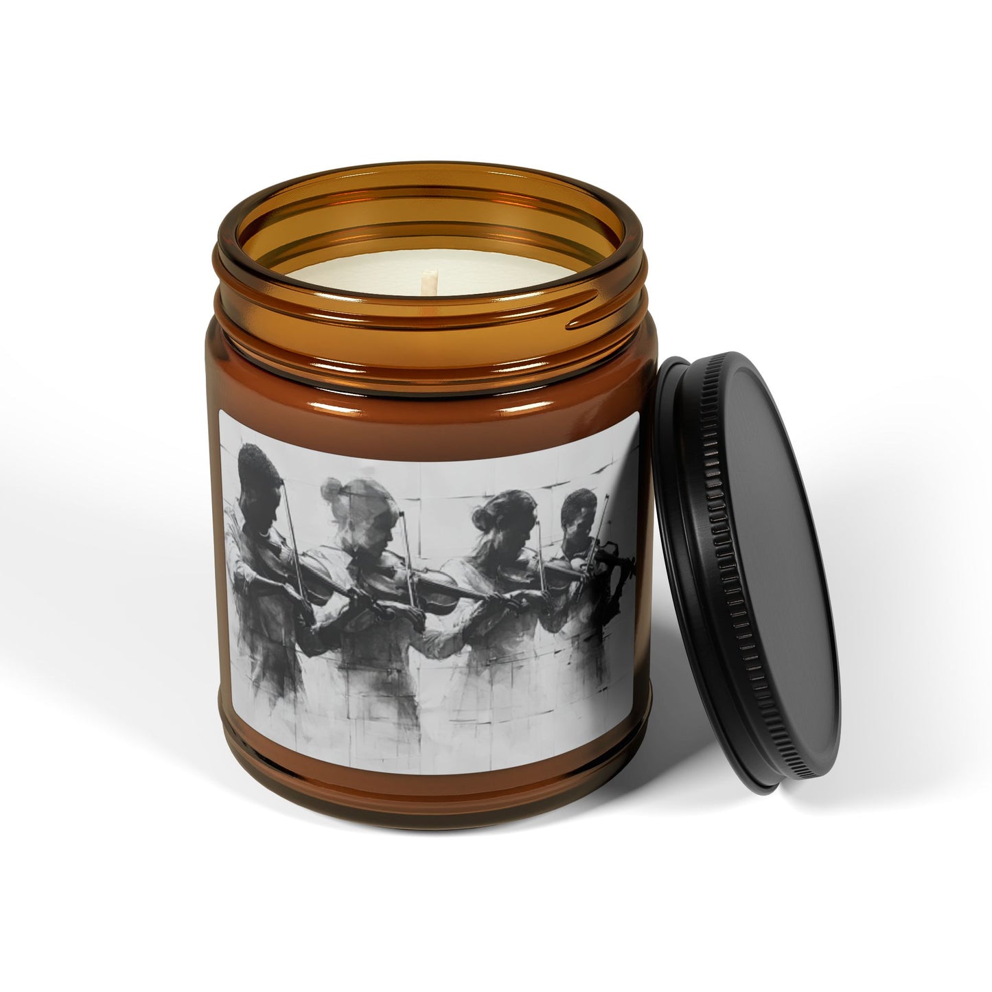 Harmony and Soul Scented Black Excellence Soy Candle