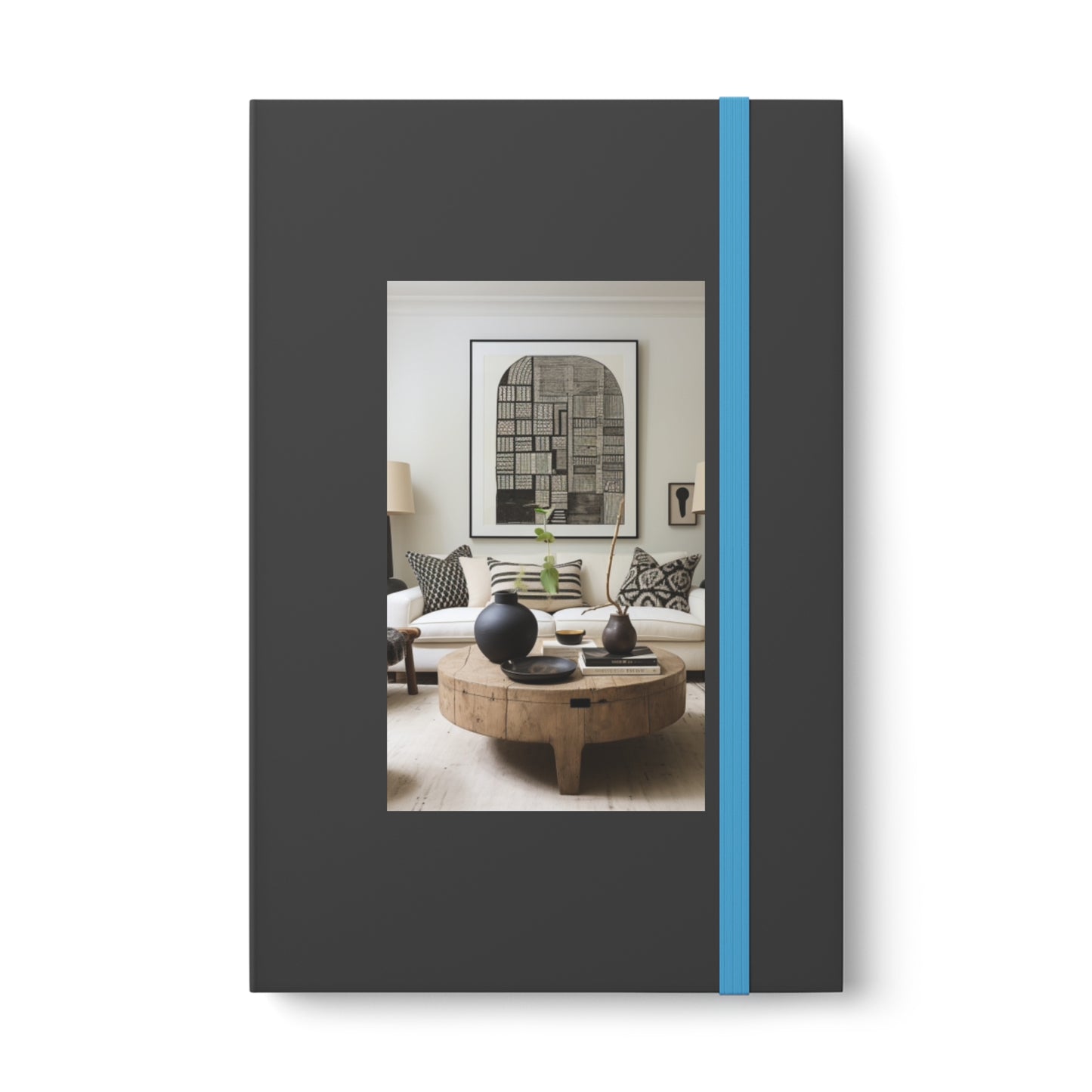 Living Space Design Cover Color Contrast Hardback Journal