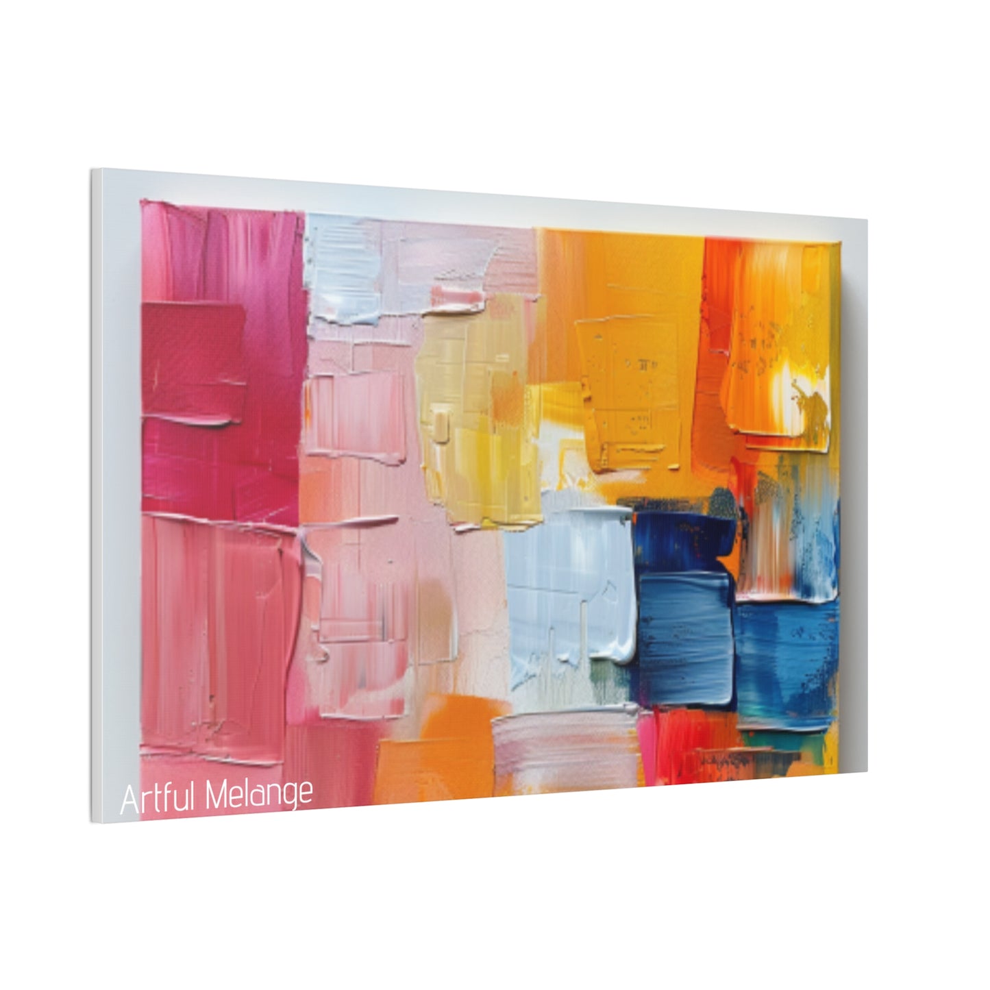 Primary Elegance: A Symphony of Sophistication Canvas Print