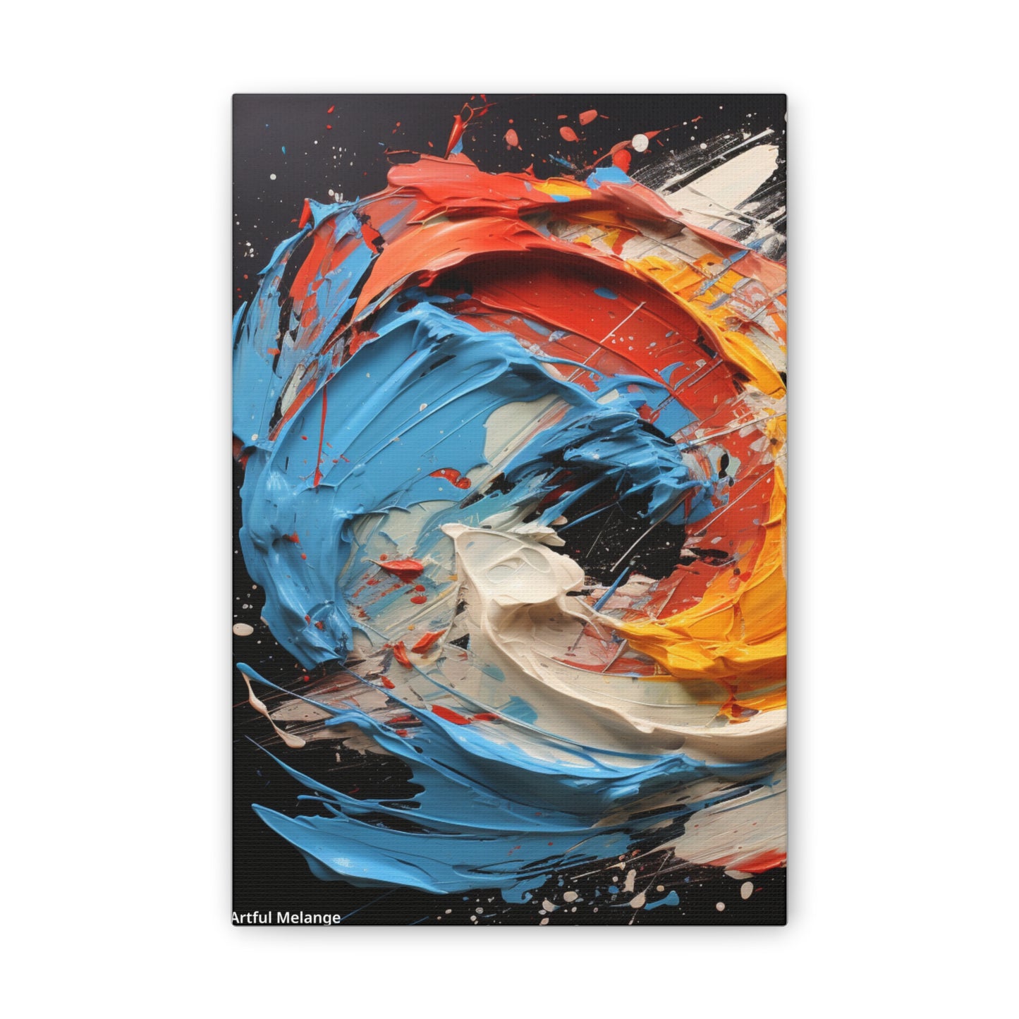 Acrylic Abstract  Canvas Print - Richly Textured Artistry