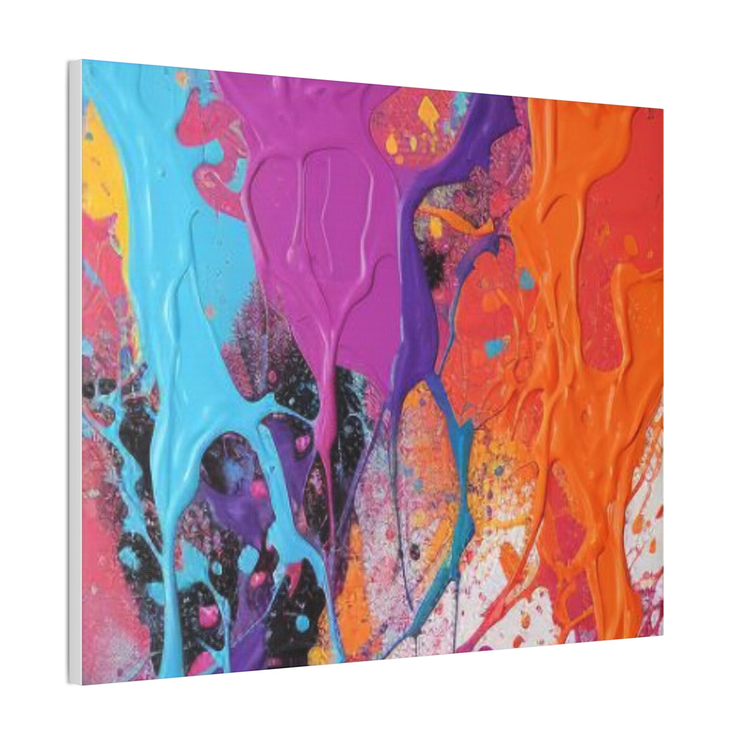 Primary Elegance: A Symphony of Sophistication Canvas Print