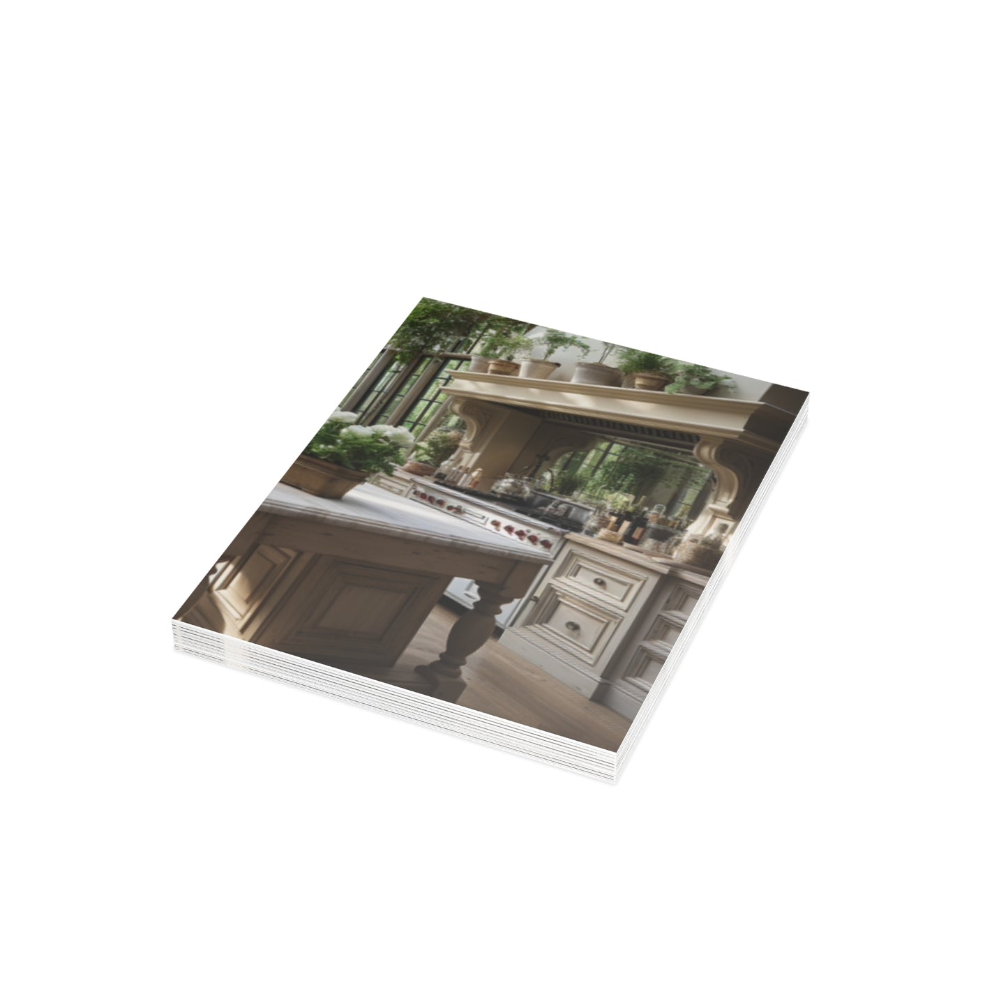 Elegant Kitchen Note Cards (1, 10, 30, and 50pcs)