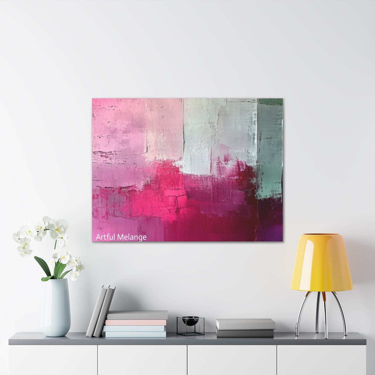 Acrylic Abstract Canvas Print - Richly Textured Artistry