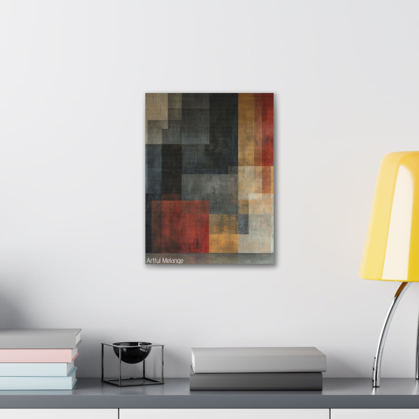 Primary Elegance: A Symphony of Sophistication Canvas Print