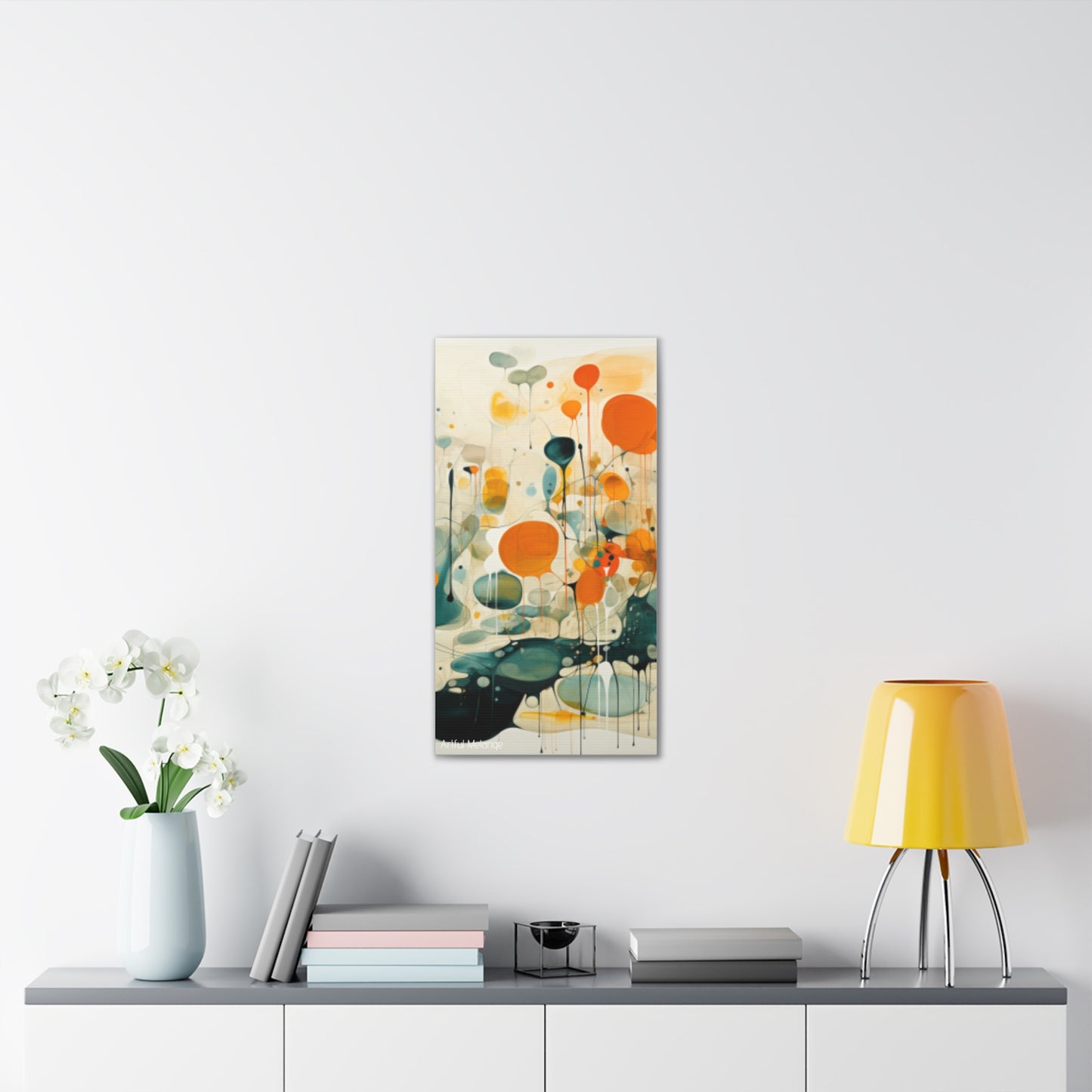 Primary Elegance: A Symphony of Sophistication Canvas Print