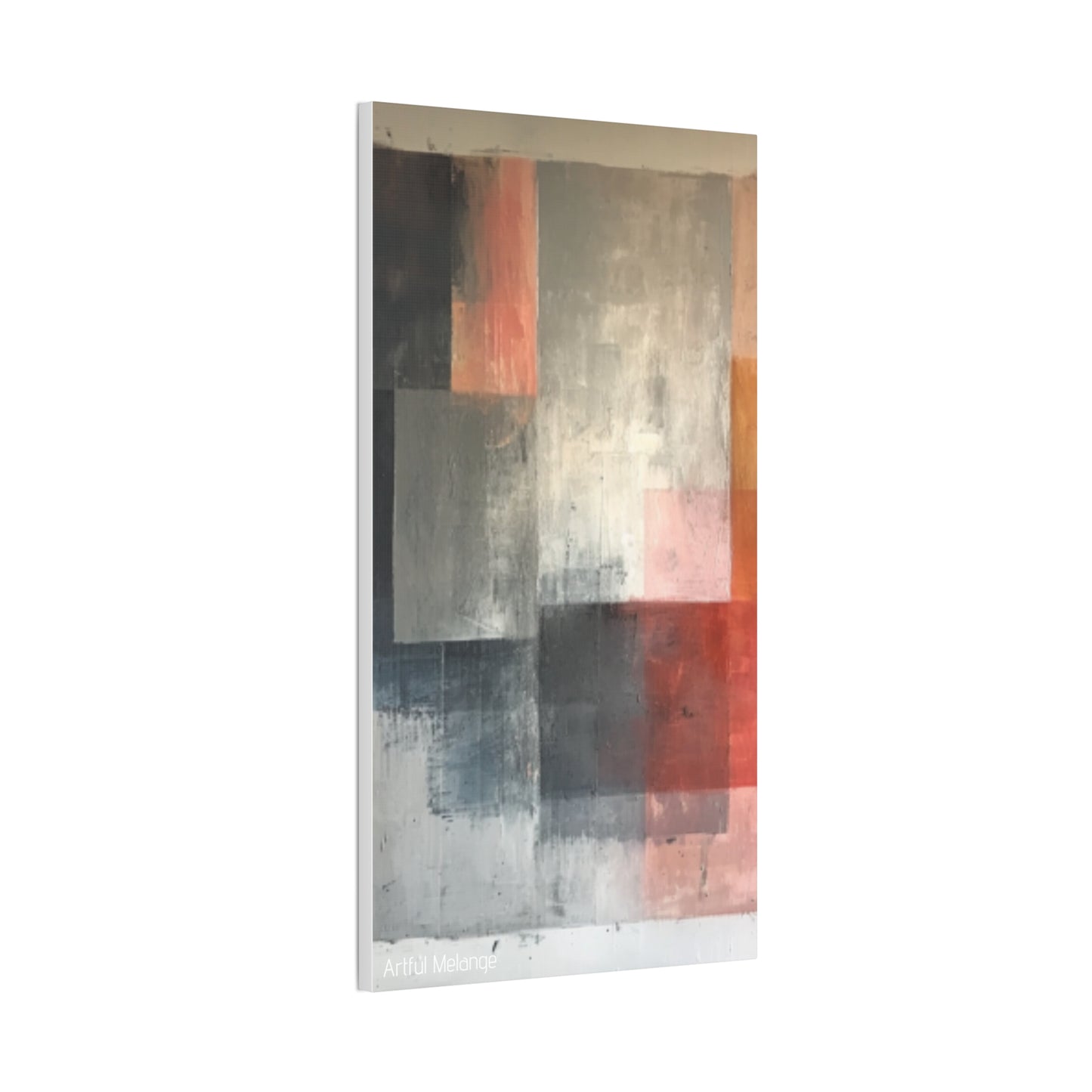 Primary Elegance: A Symphony of Sophistication Canvas Print