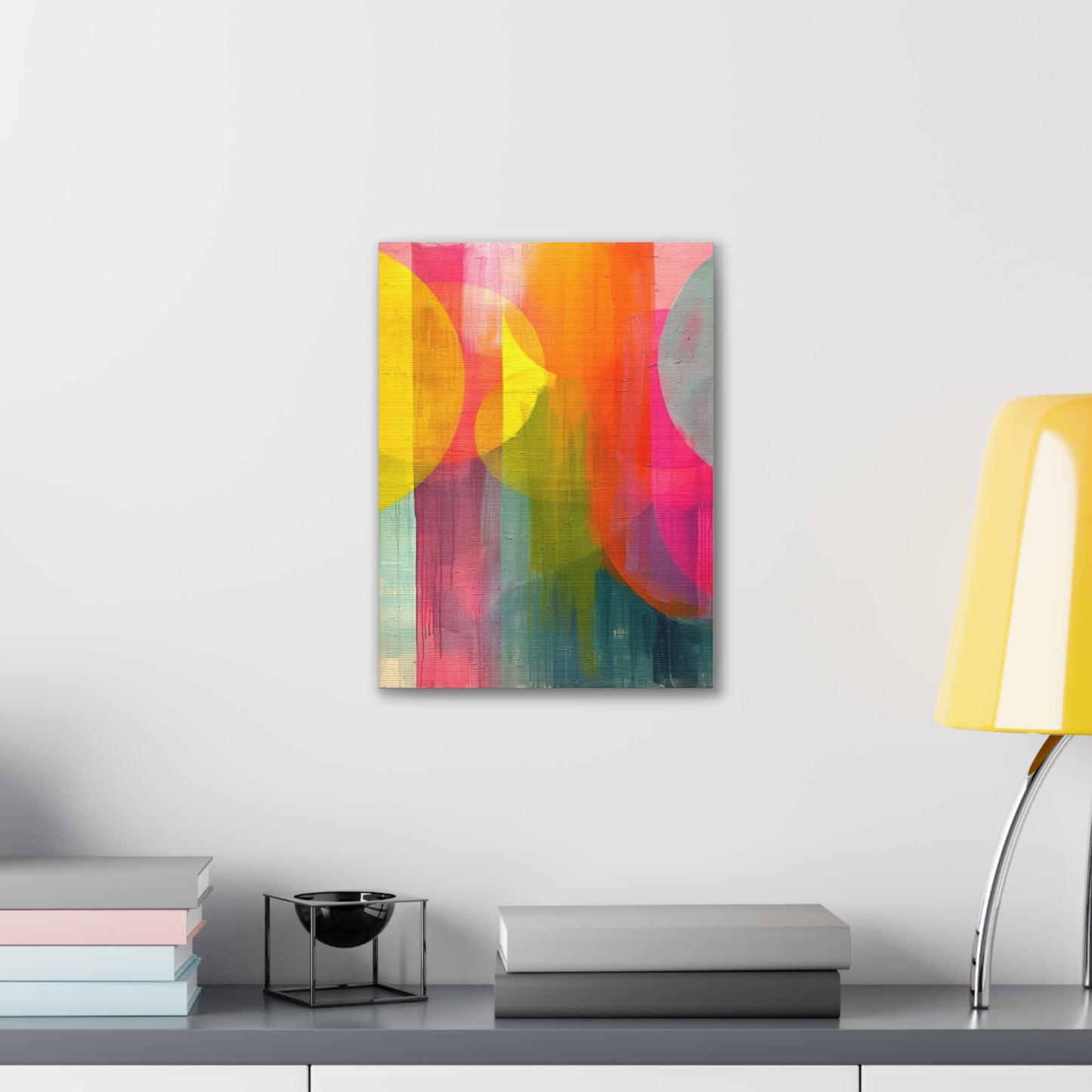 Primary Elegance: A Symphony of Sophistication Canvas Print