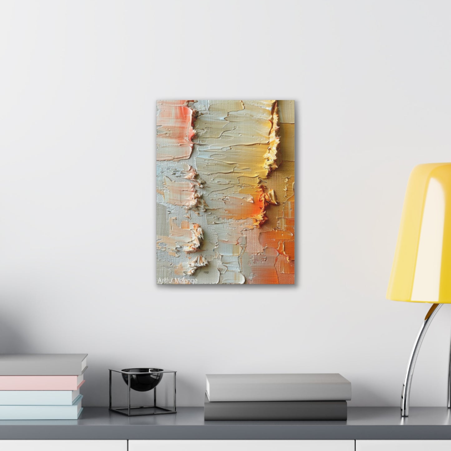 Primary Elegance: A Symphony of Sophistication Canvas Print