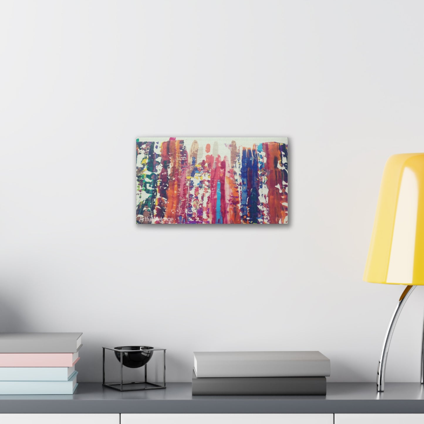 Primary Elegance: A Symphony of Sophistication Canvas Print