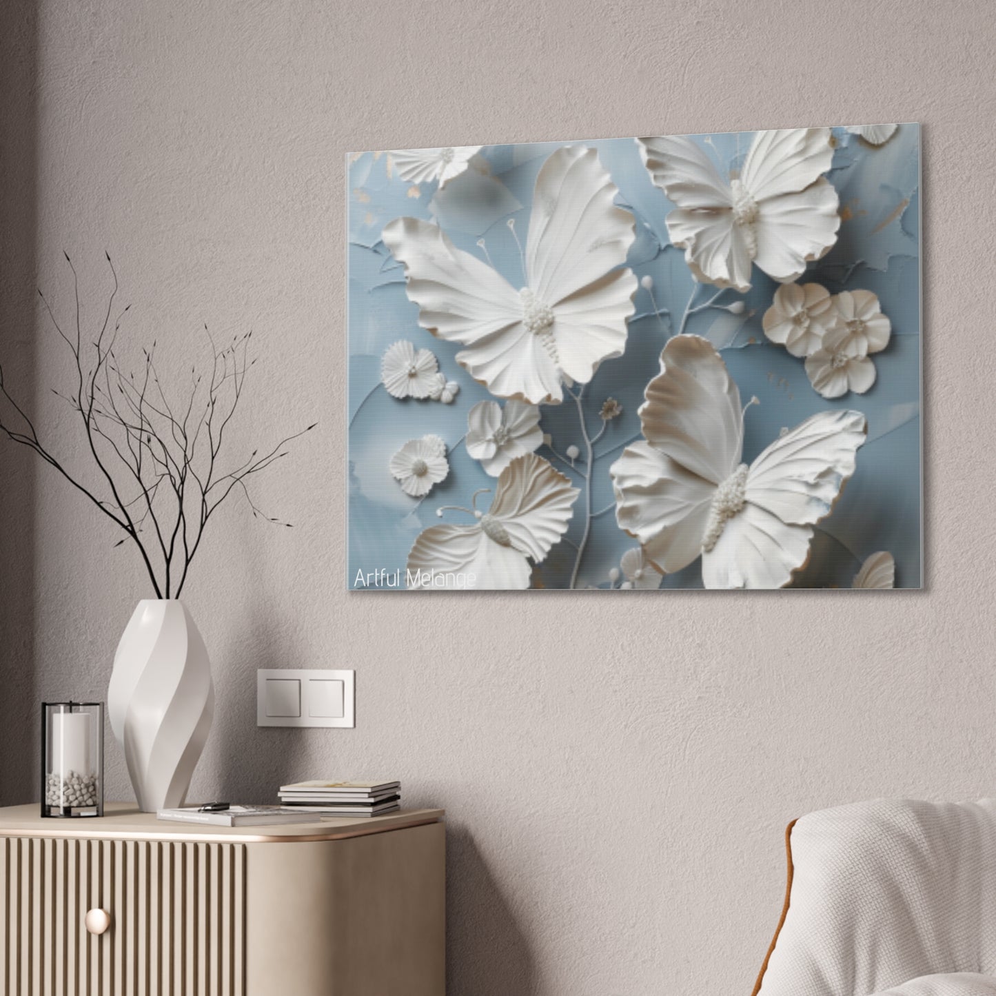 Fluttering Dreams: Butterfly Canvas Print Collection