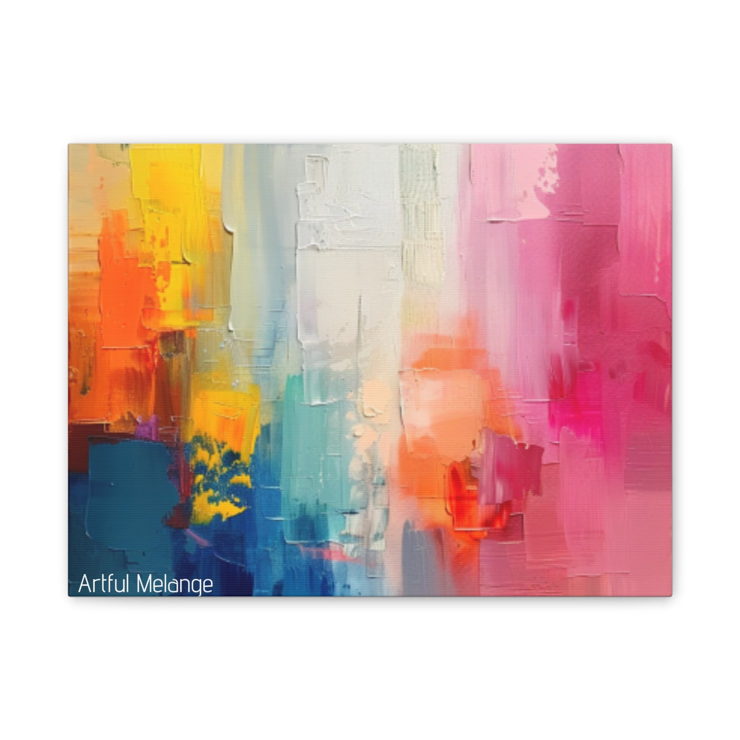 Primary Elegance: A Symphony of Sophistication Canvas Print