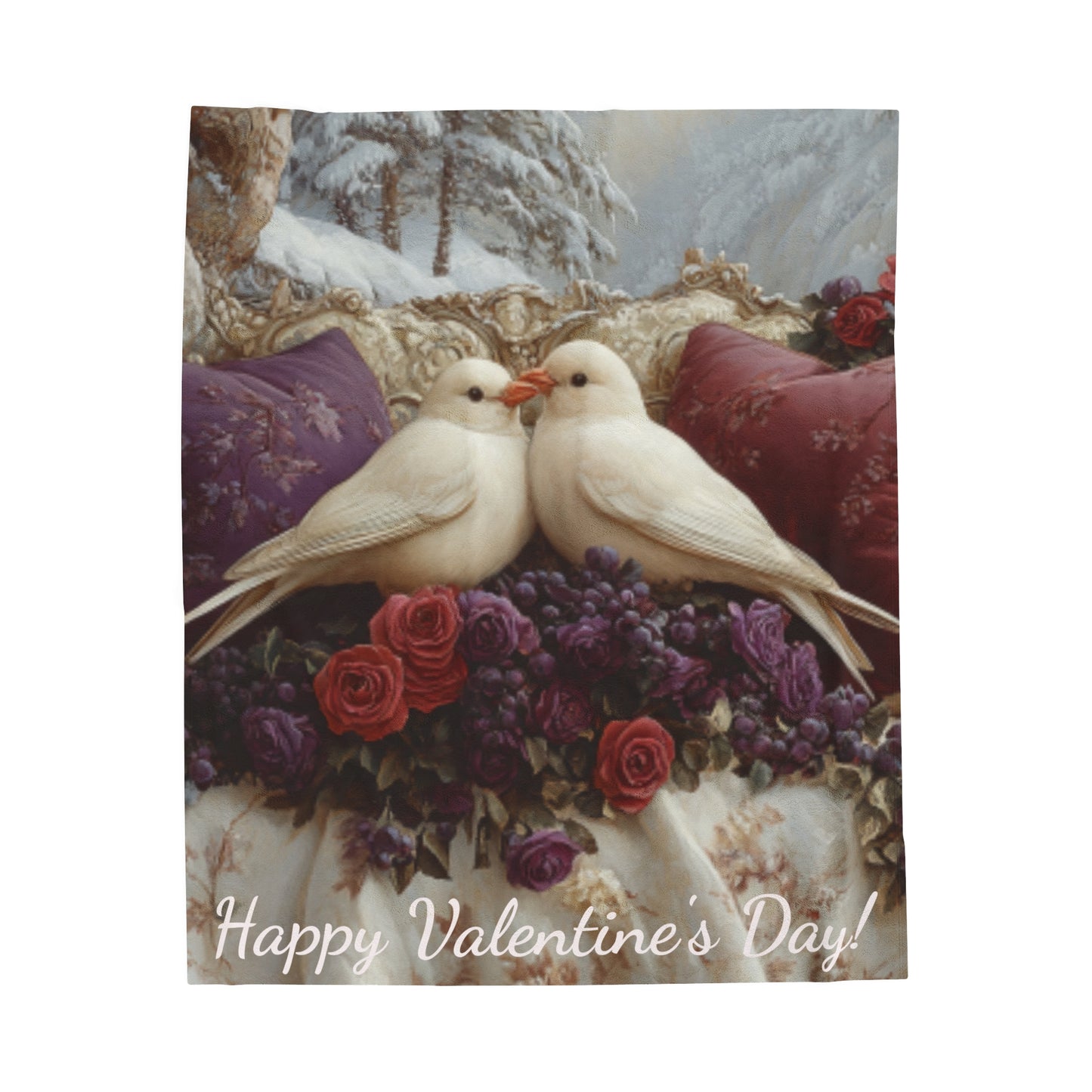 Velveteen Plush Valentine's Day Blanket 14