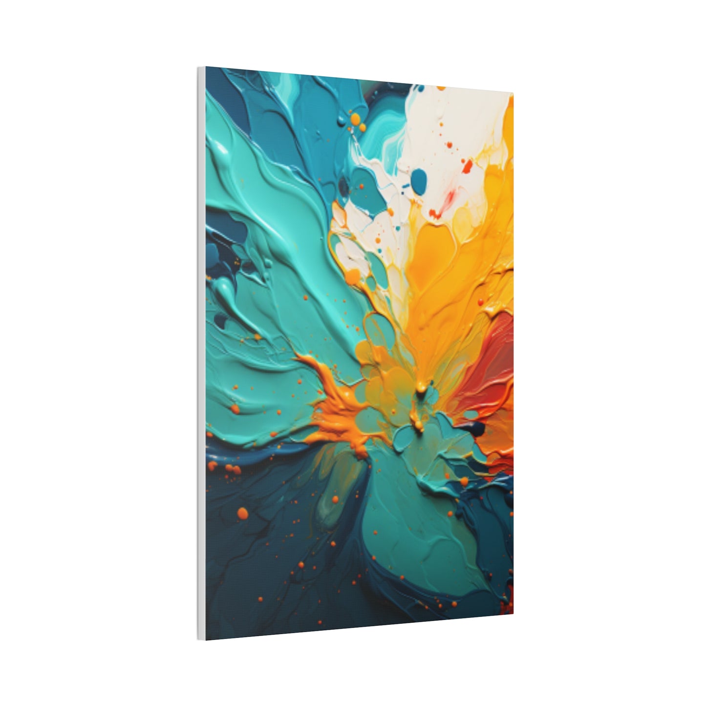 Primary Elegance: A Symphony of Sophistication Canvas Print