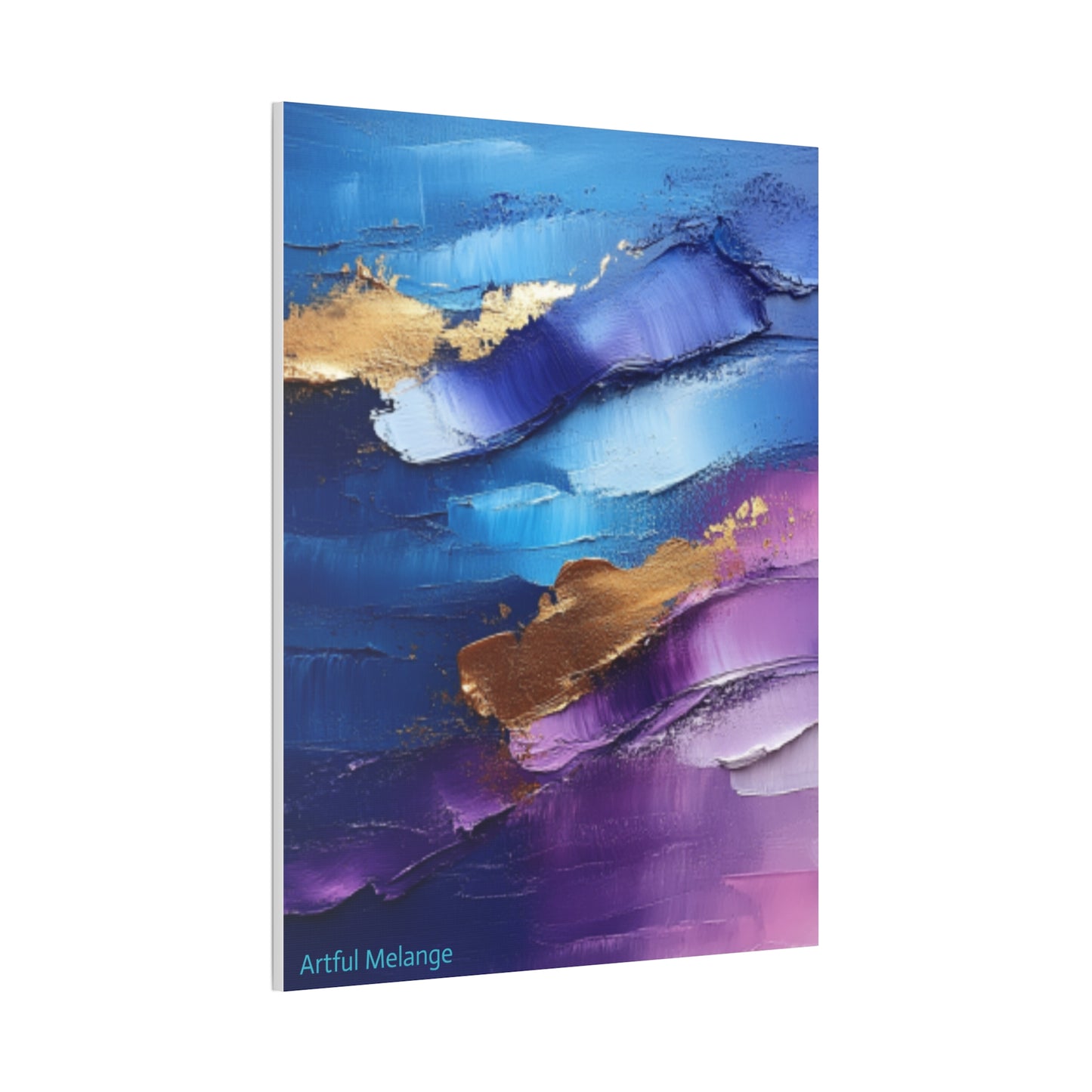 Acrylic Abstract Canvas Print - Richly Textured Artistry