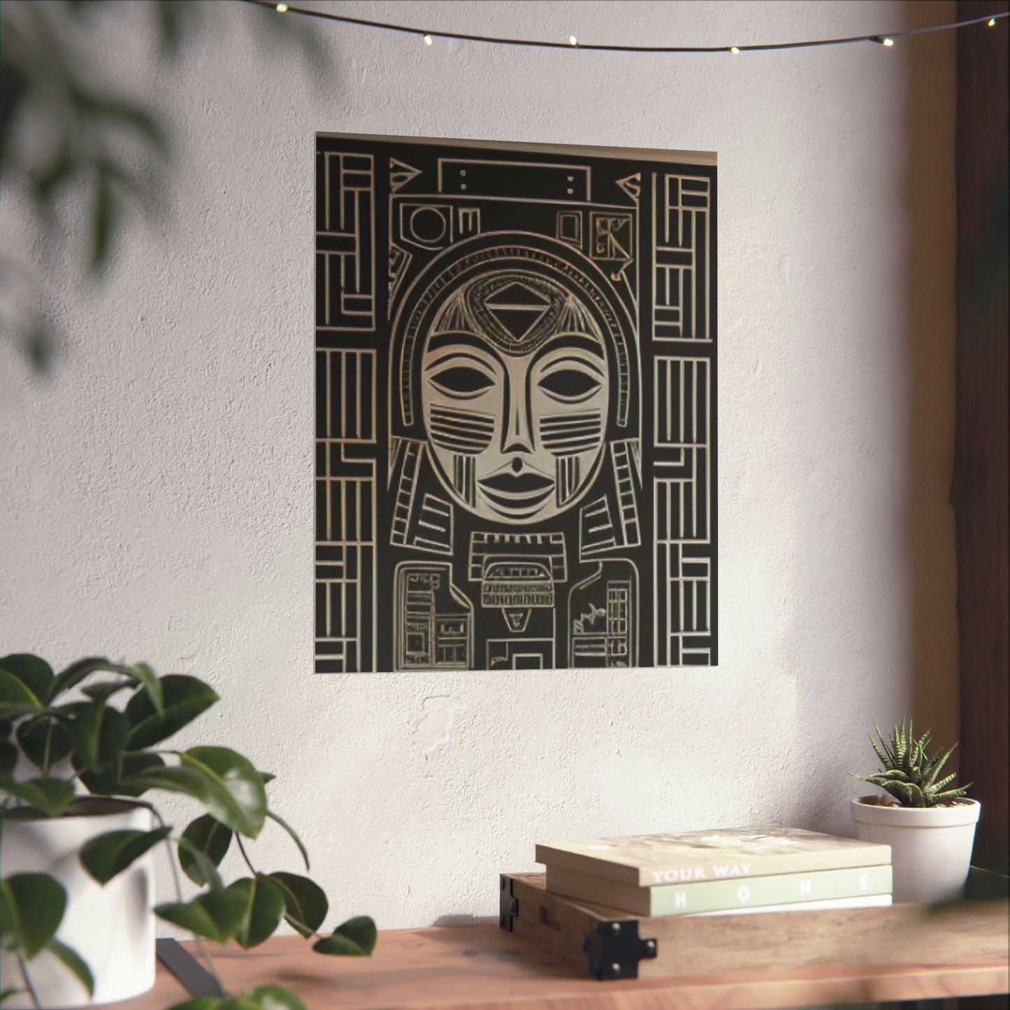 African Essence Matte Vertical Canvas Poster