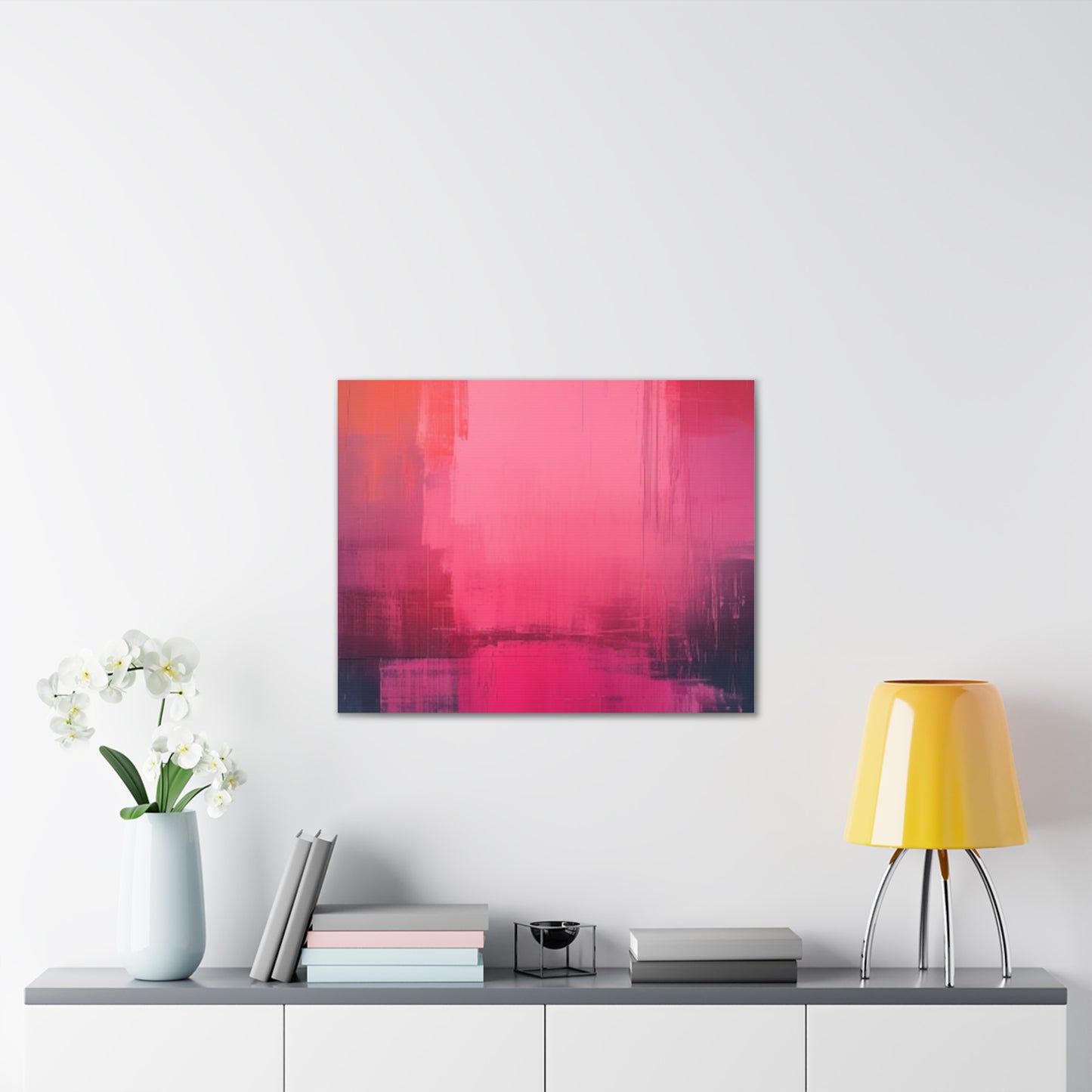 In The Pink: A Symphony of Sophistication Canvas Print