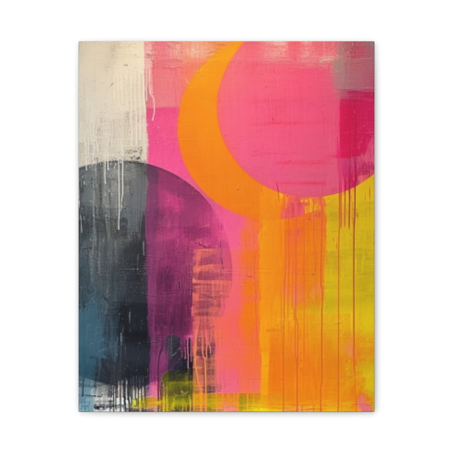 Primary Elegance: A Symphony of Sophistication Canvas Print