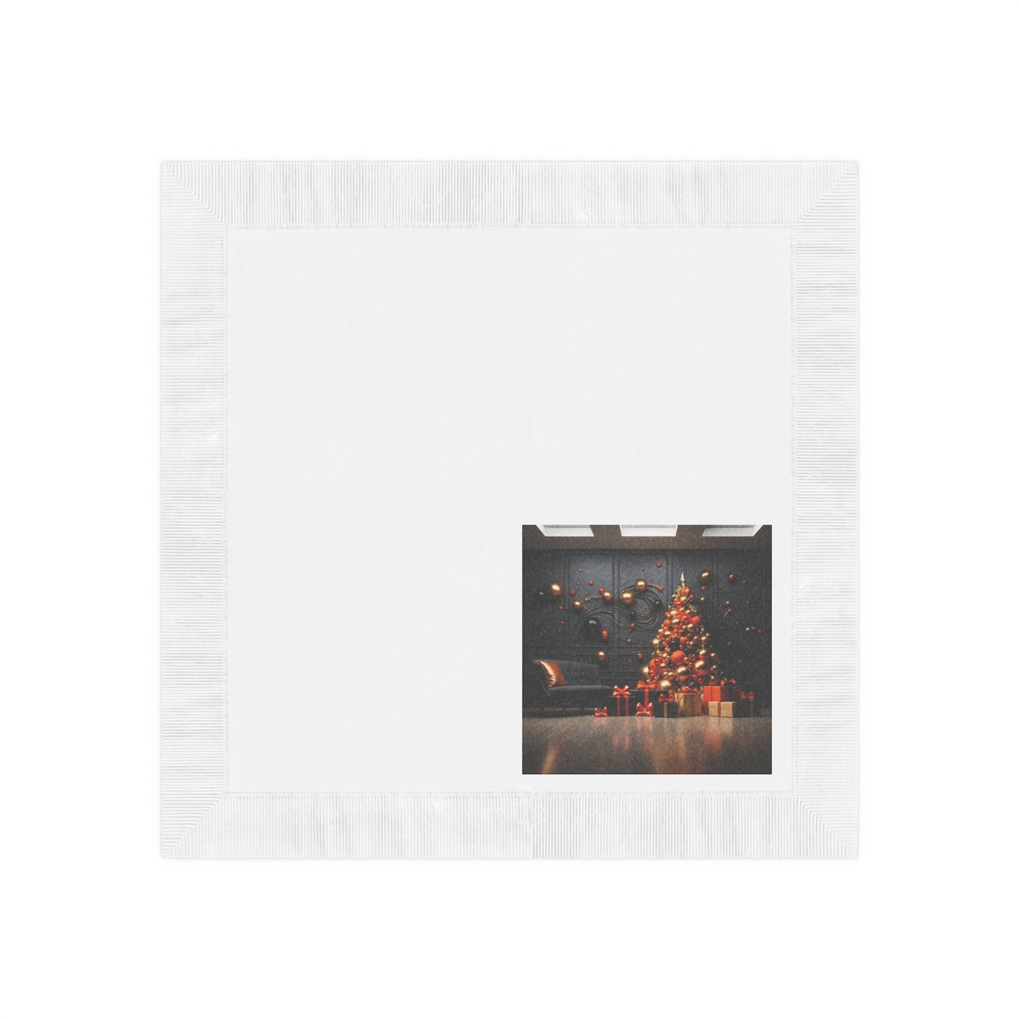 Dynamic Holiday Napkins for Sophisticated Living Spaces