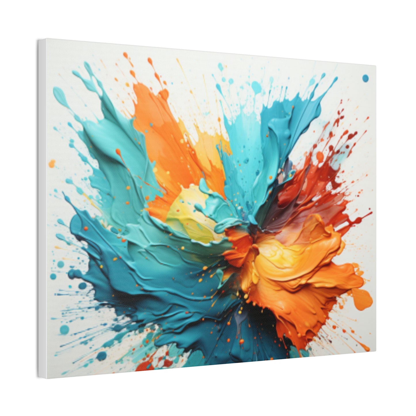 Primary Elegance: A Symphony of Sophistication Canvas Print