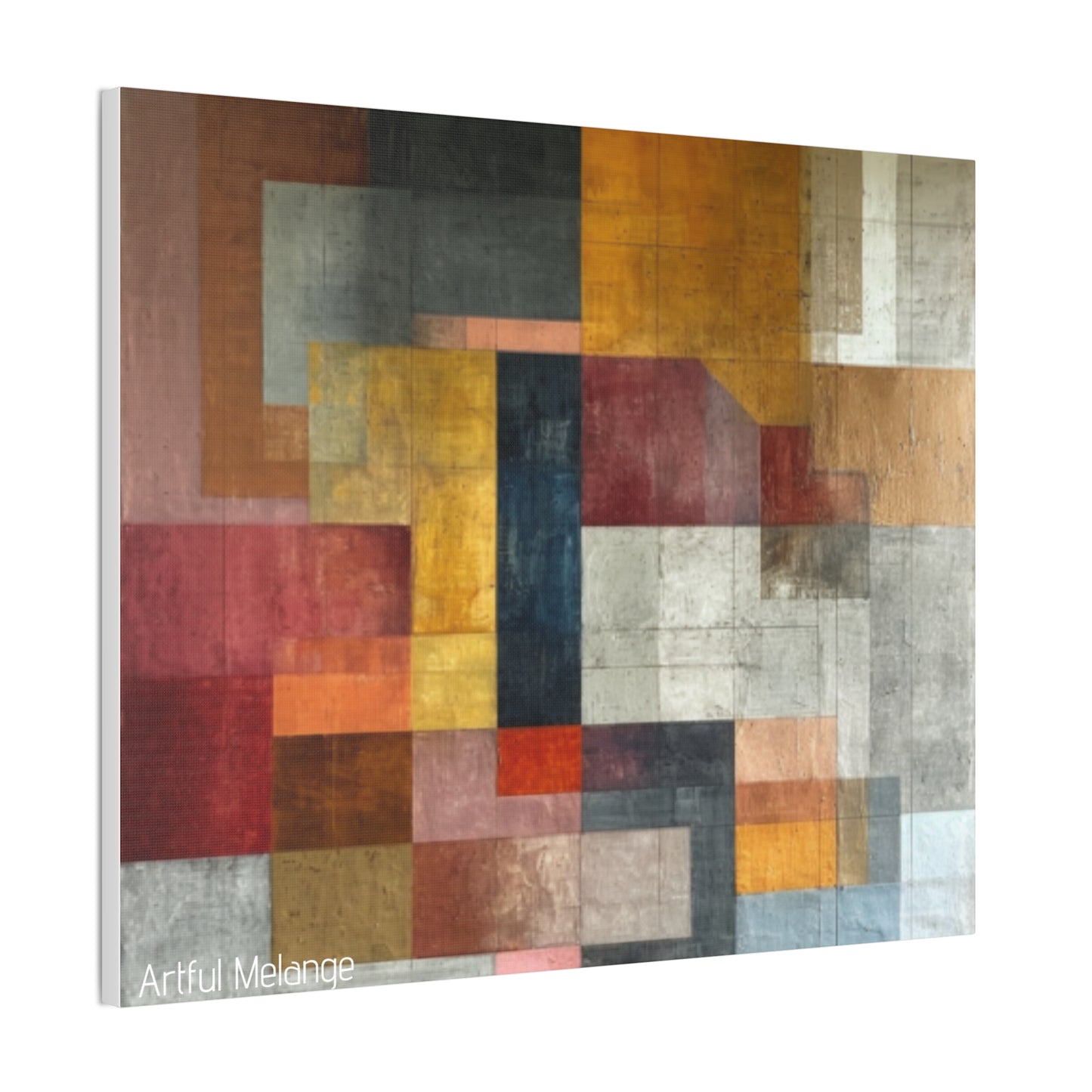 Primary Elegance: A Symphony of Sophistication Canvas Print