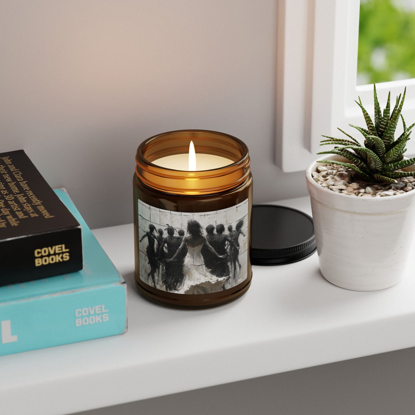 Harmony and Soul Scented Black Excellence Soy Candle 4