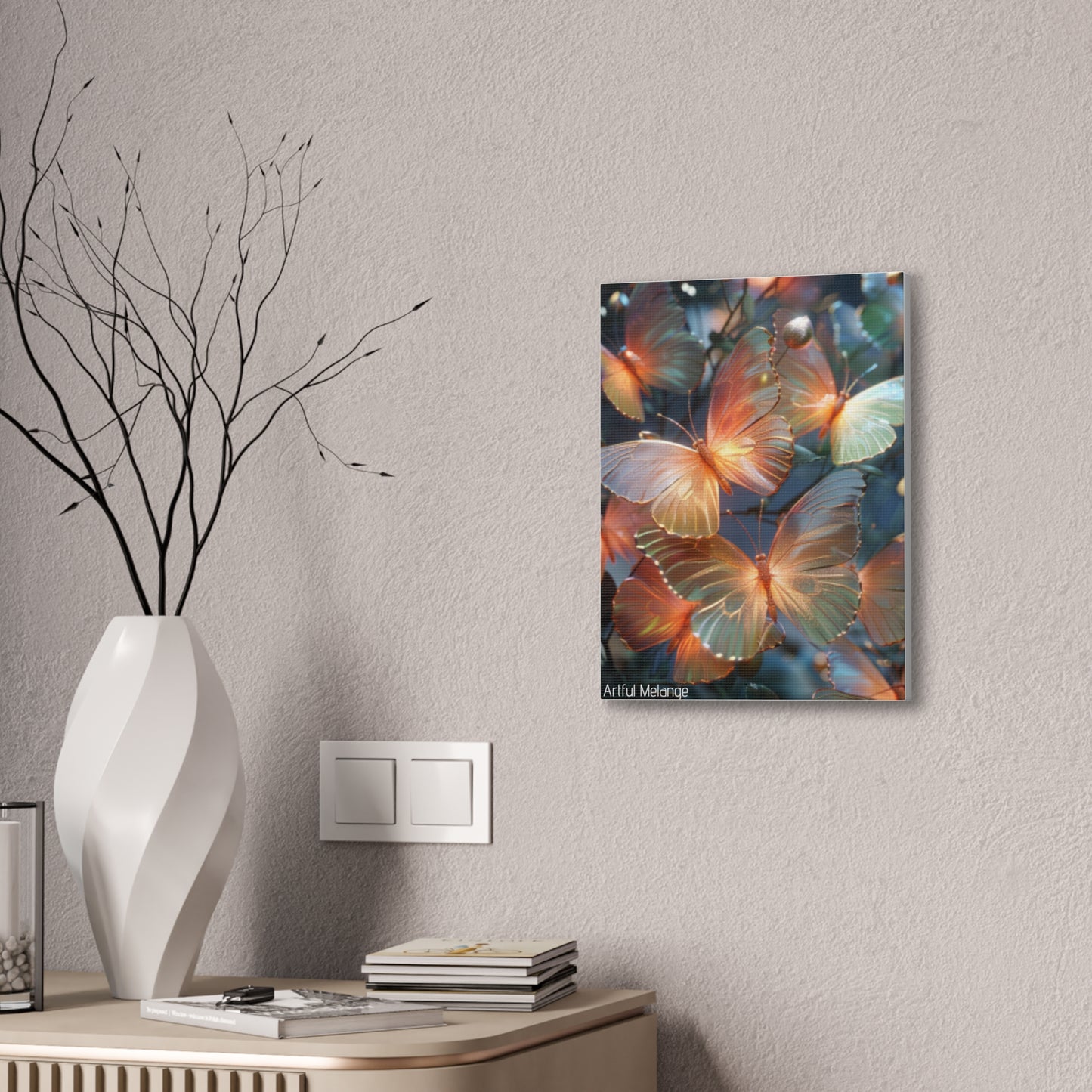 Fluttering Dreams: Butterfly Canvas Print Collection