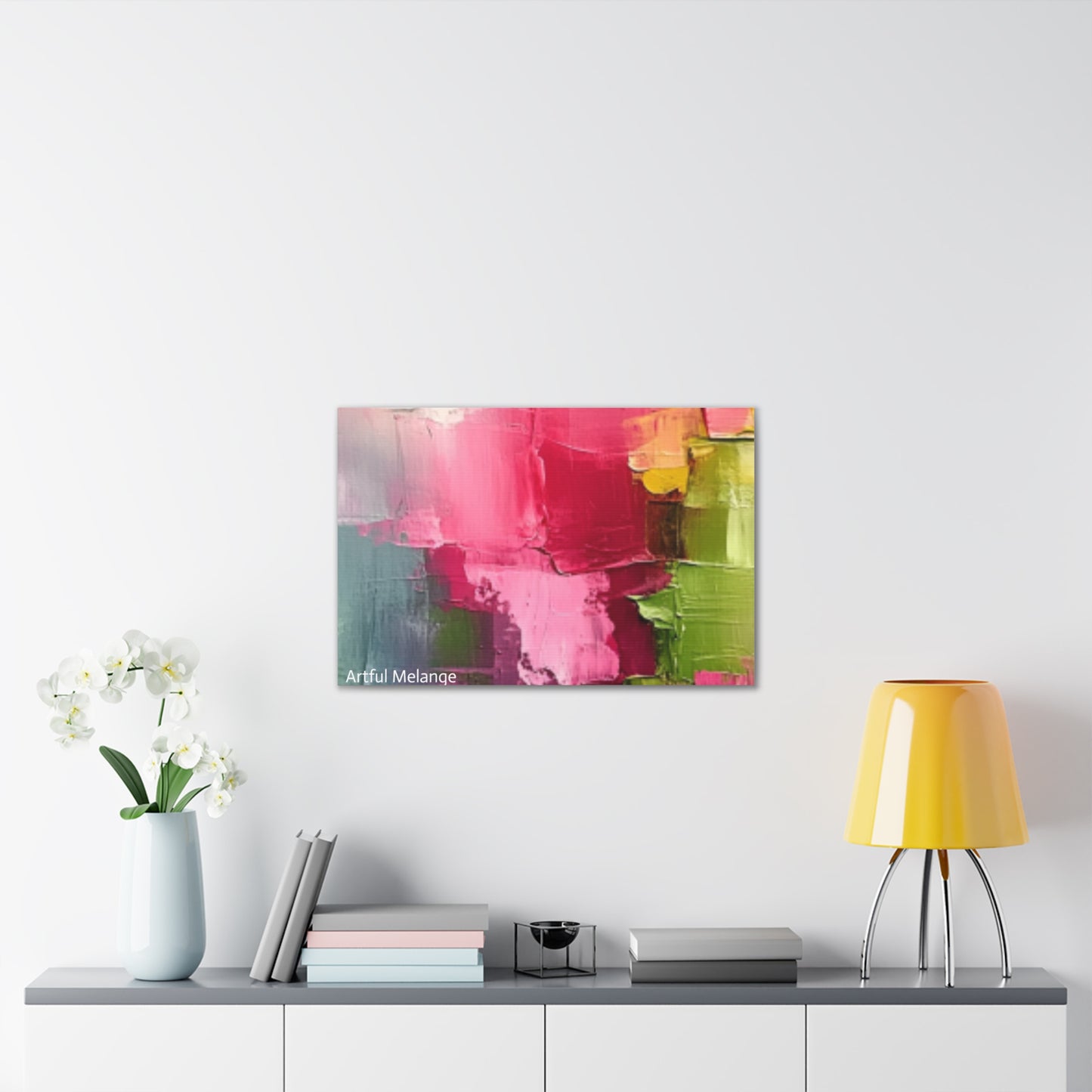 Acrylic Abstract Canvas Print - Richly Textured Artistry