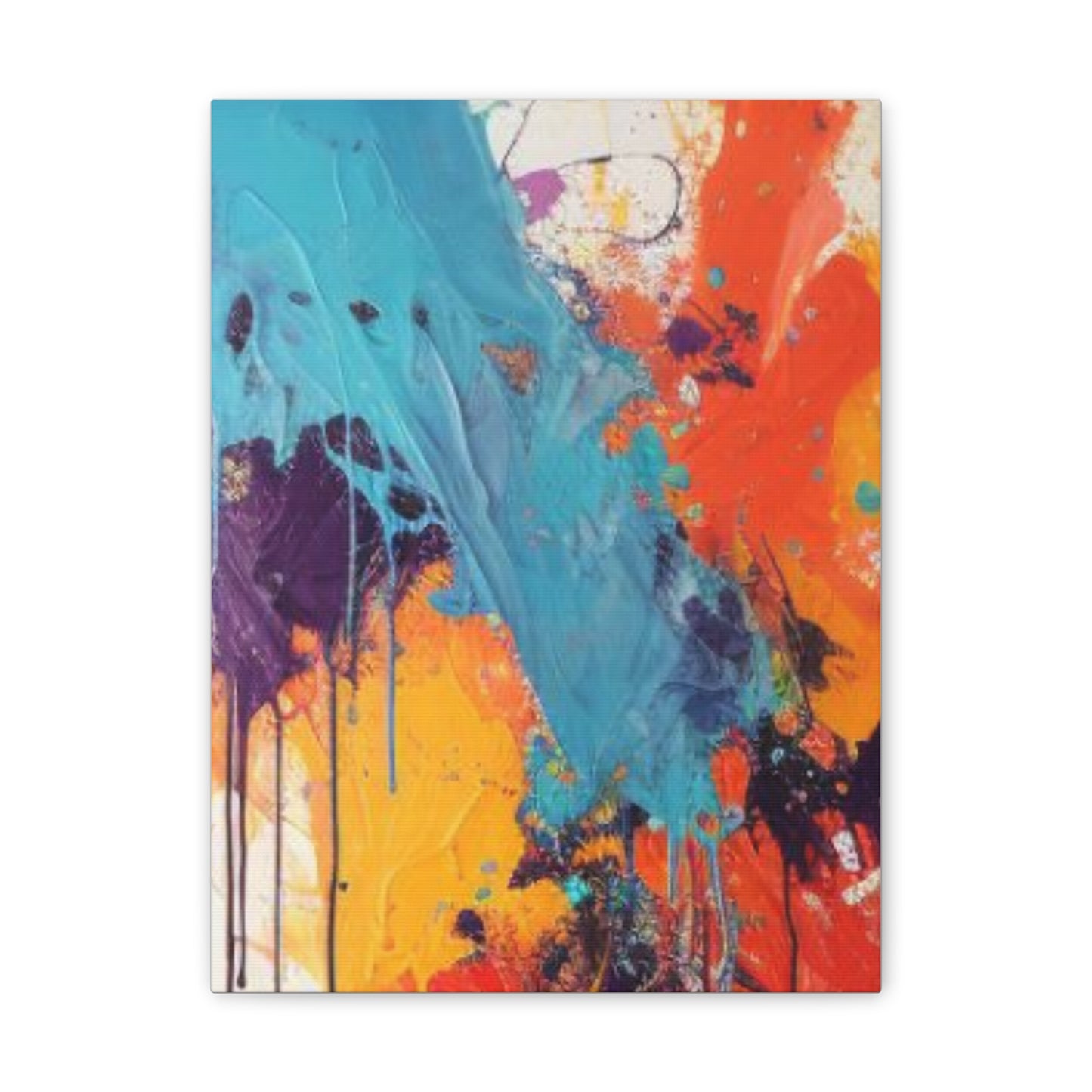 Primary Elegance: A Symphony of Sophistication Canvas Print