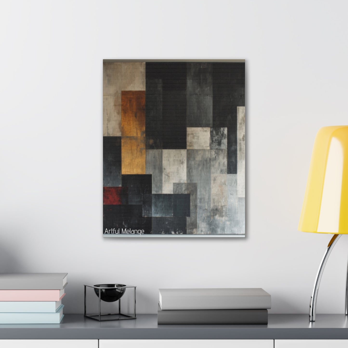 Primary Elegance: A Symphony of Sophistication Canvas Print