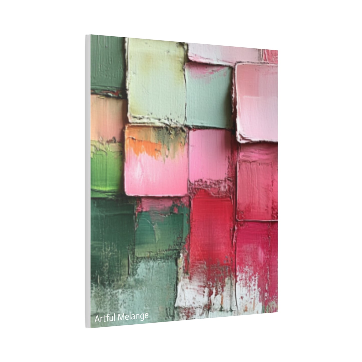 Acrylic Abstract Canvas Print - Richly Textured Artistry