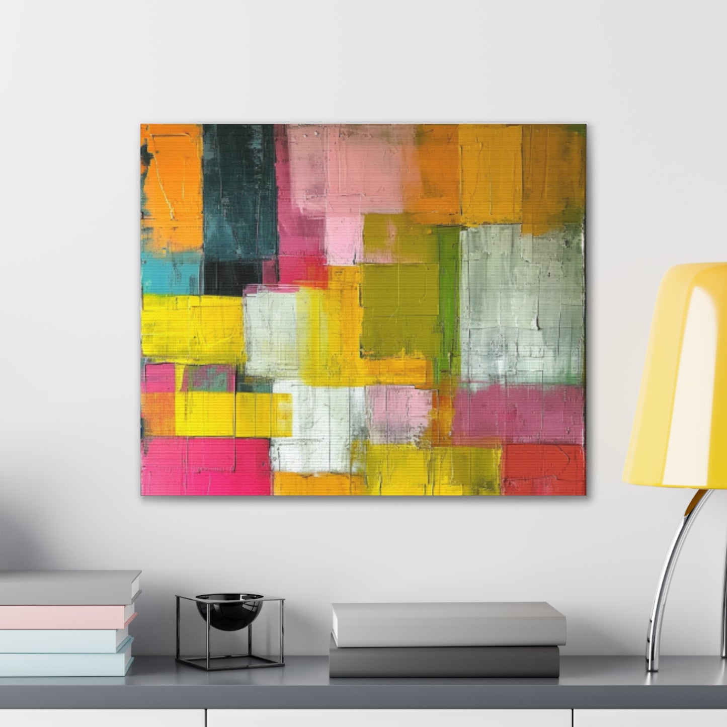 Primary Elegance: A Symphony of Sophistication Canvas Print