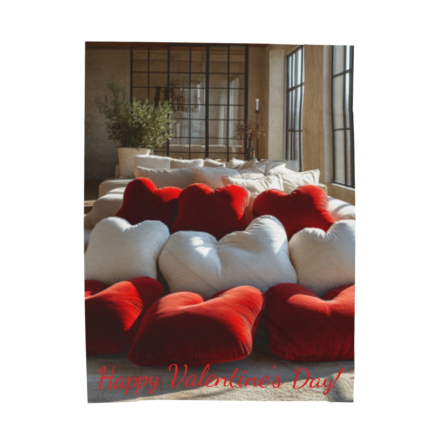 Velveteen Plush Valentine's Day Blanket 5