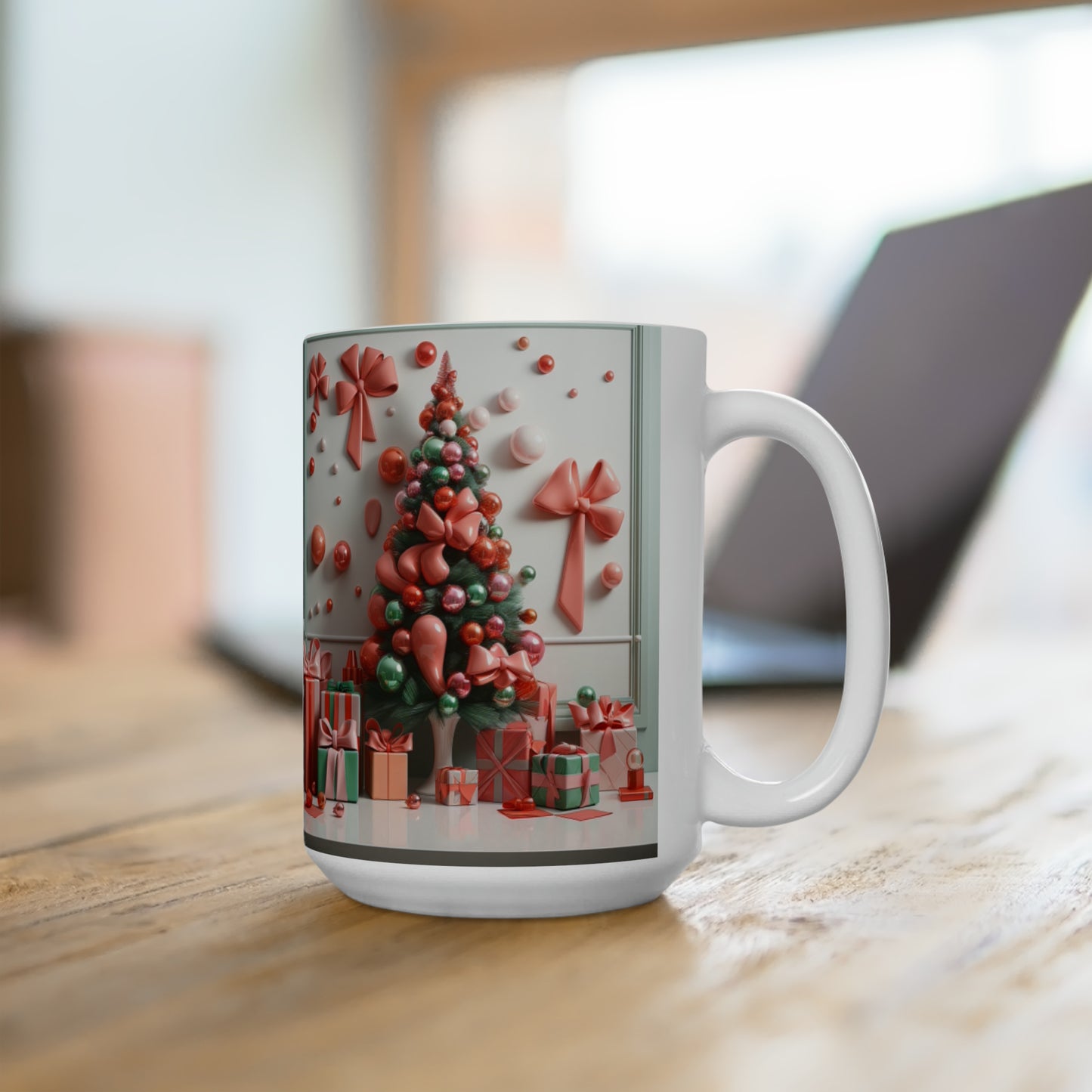 Holiday Mugs: Embrace the Season with Our Festive Living Scenes 15oz