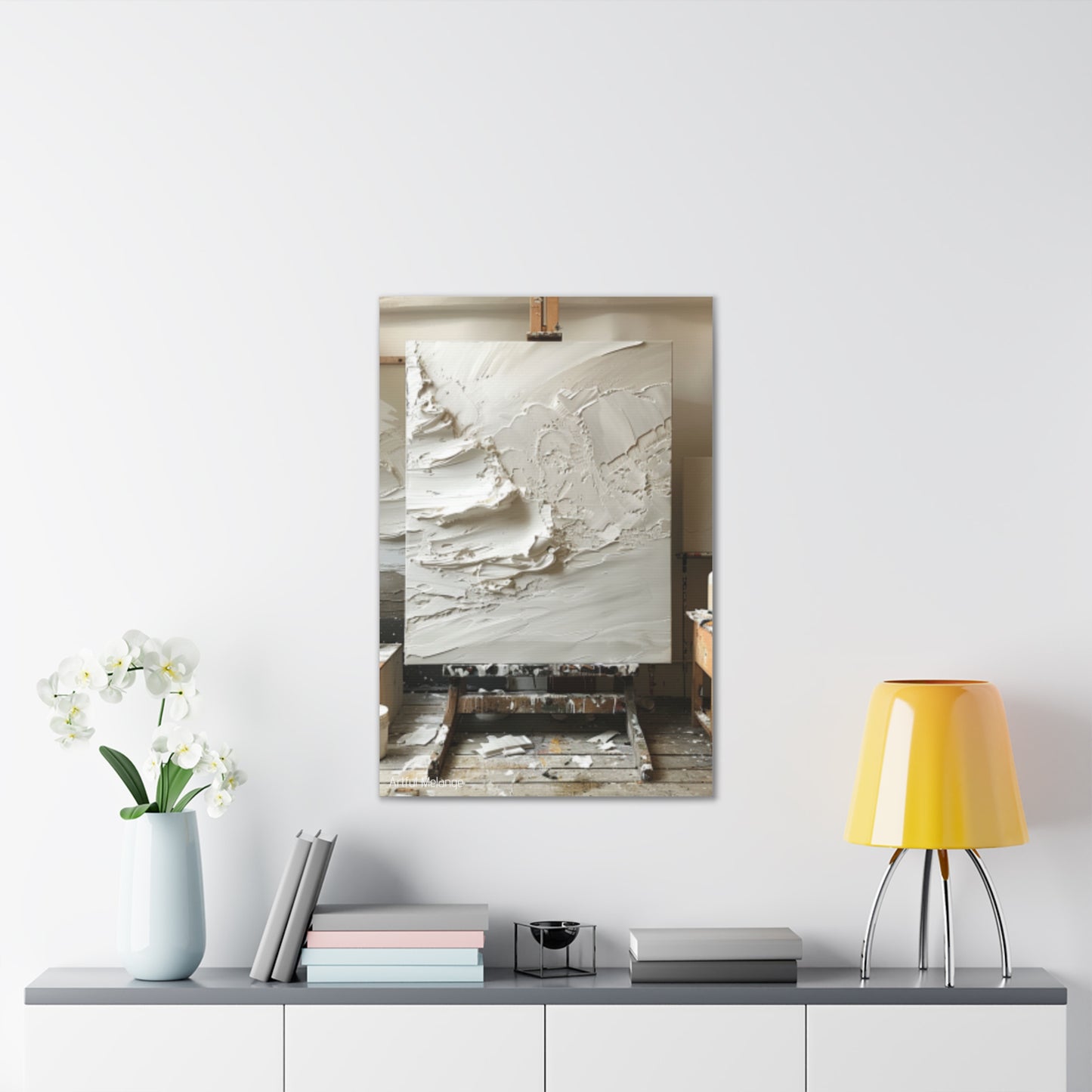 Primary Elegance: A Symphony of Sophistication Canvas Print