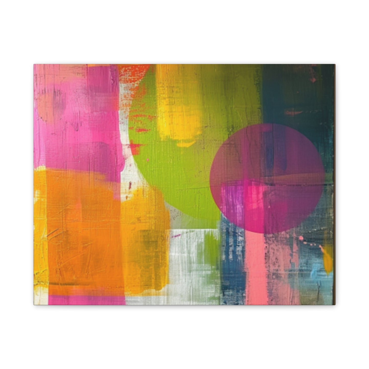 Primary Elegance: A Symphony of Sophistication Canvas Print