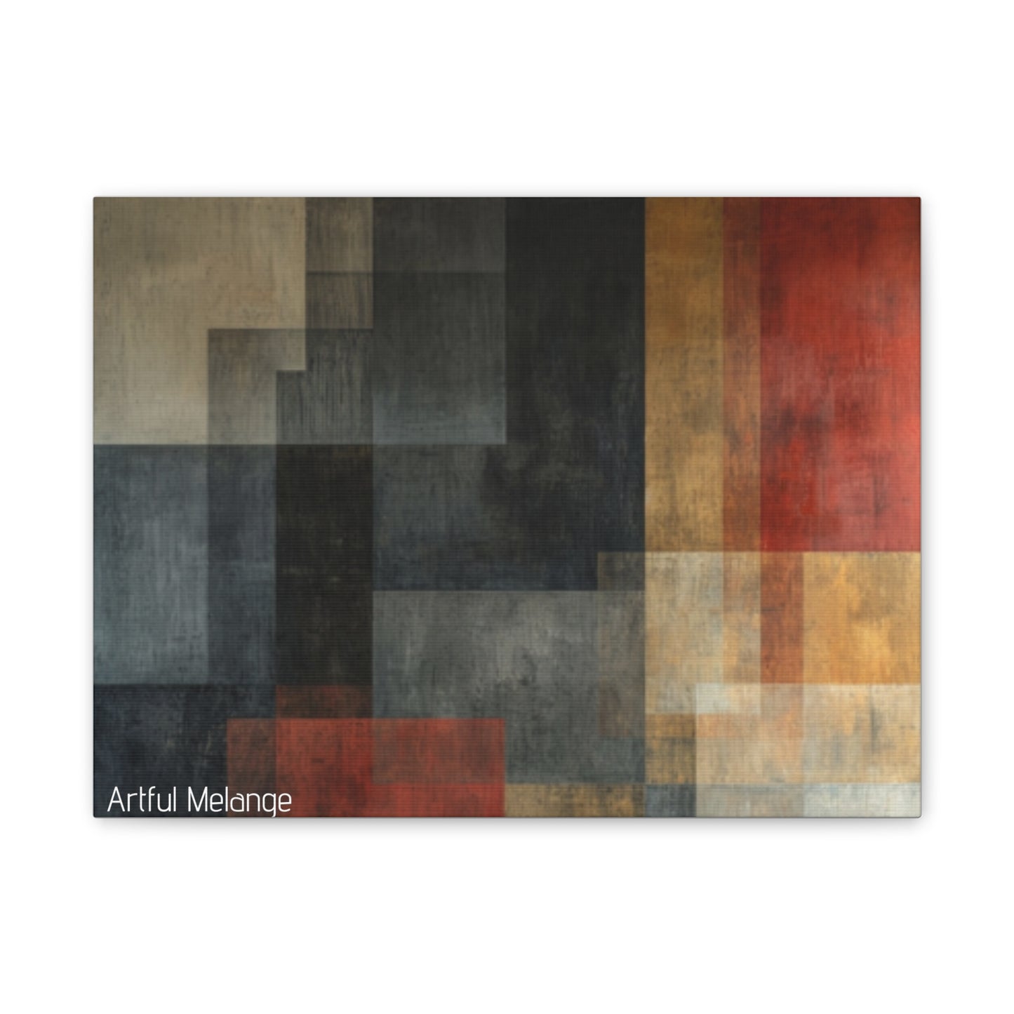 Primary Elegance: A Symphony of Sophistication Canvas Print