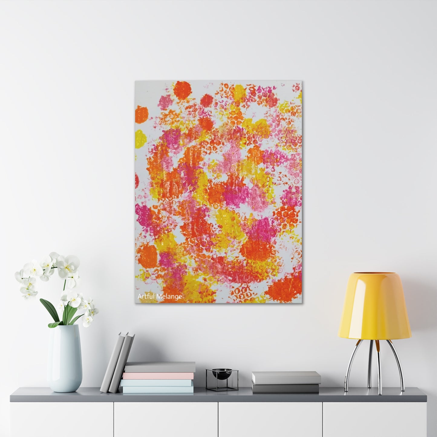 Acrylic Abstract Canvas Print - Richly Textured Artistry