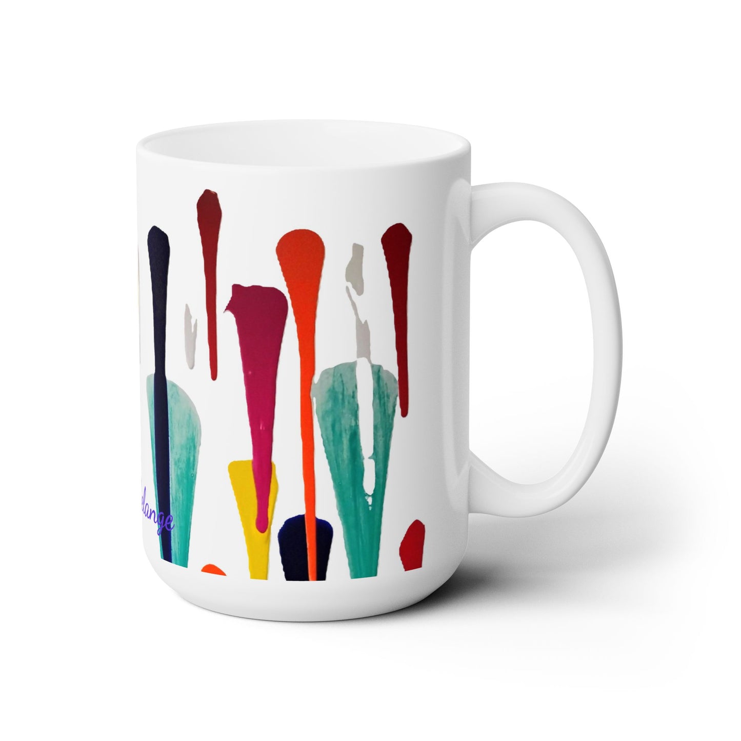 Artsy Abstract Ceramic Mug 15oz