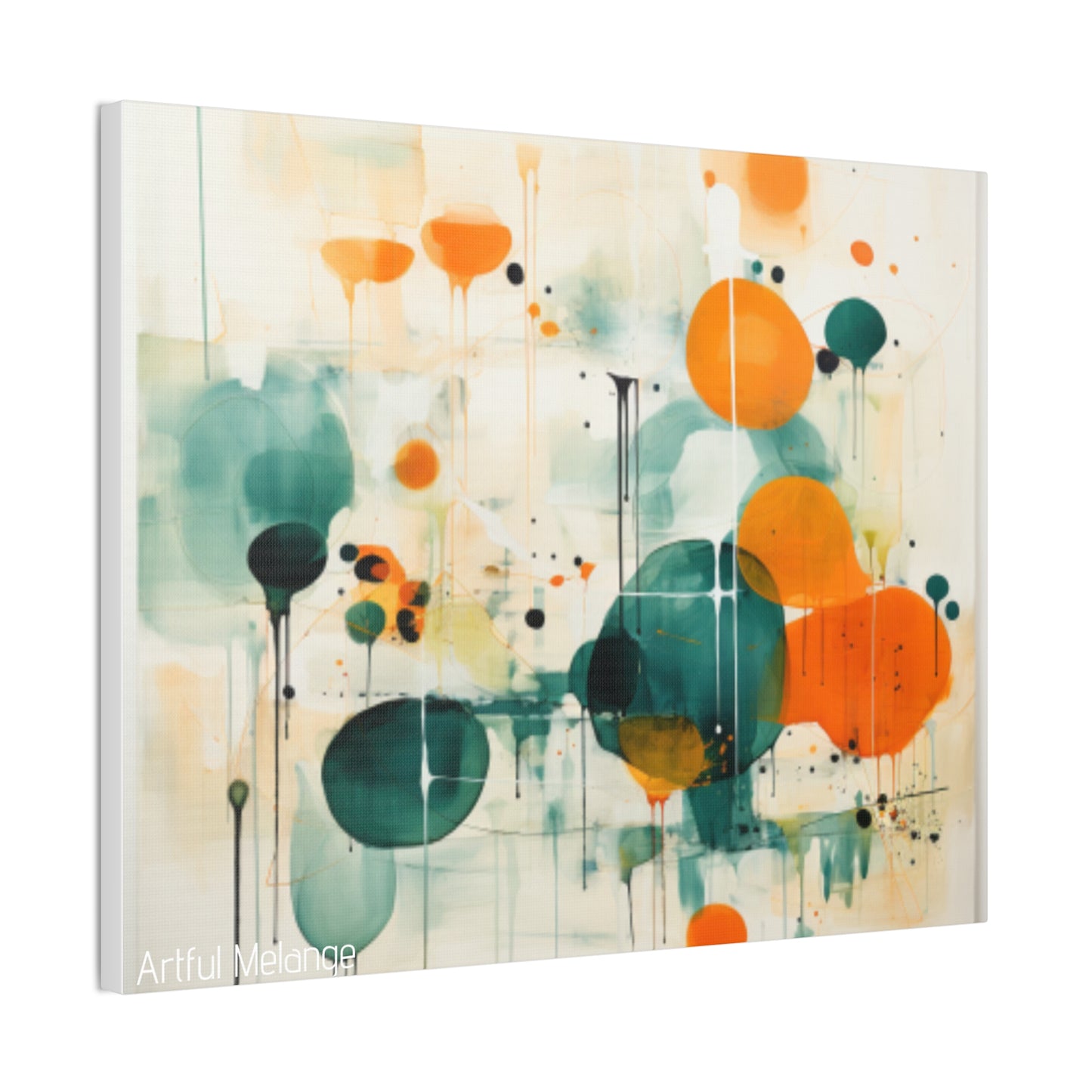 Primary Elegance: A Symphony of Sophistication Canvas Print