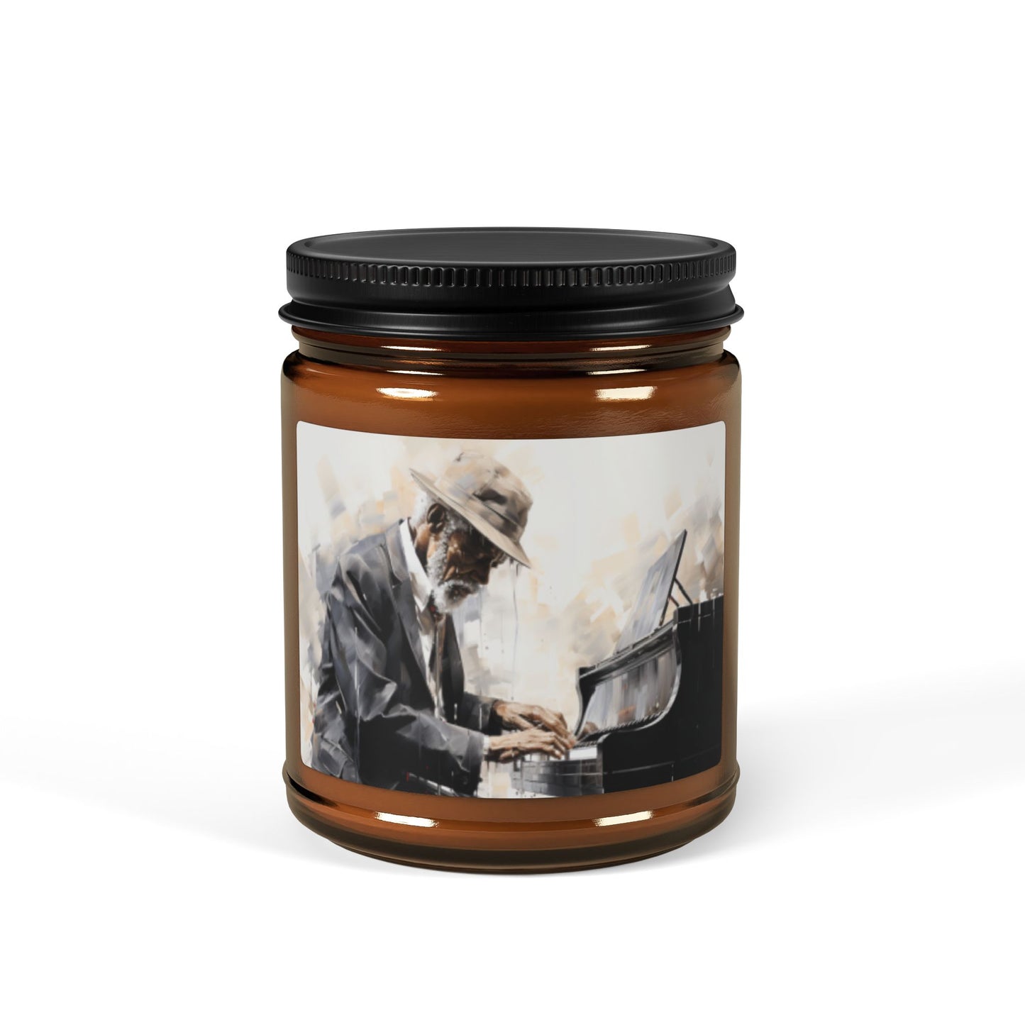 Harmony and Soul Scented Black Excellence Soy Candle 1