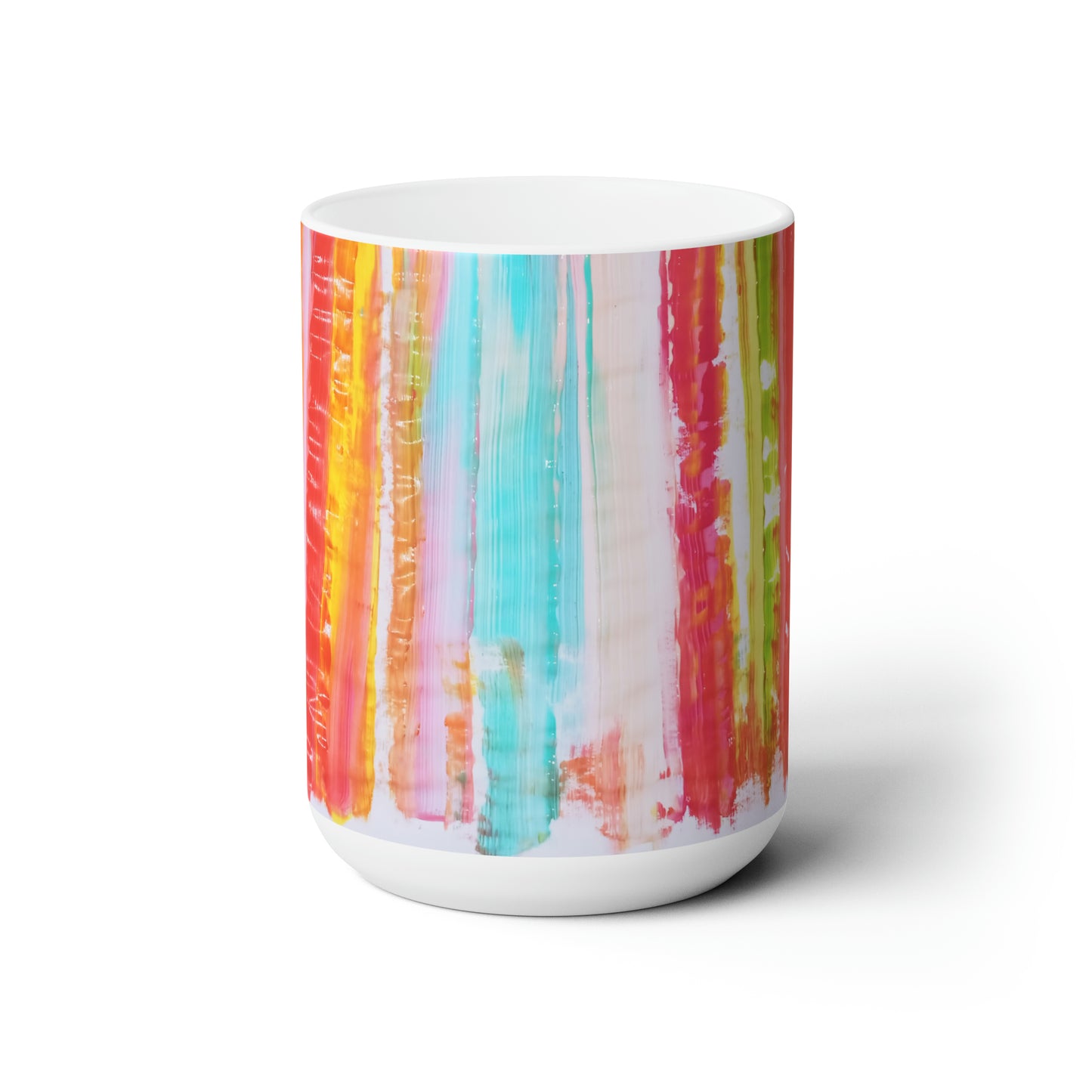 Artsy Abstract Ceramic Mug 15oz