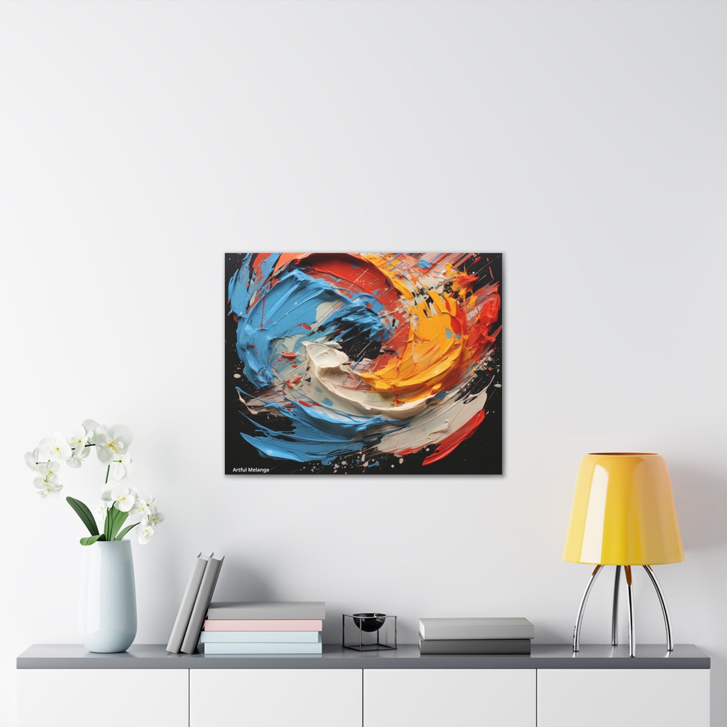 Acrylic Abstract  Canvas Print - Richly Textured Artistry