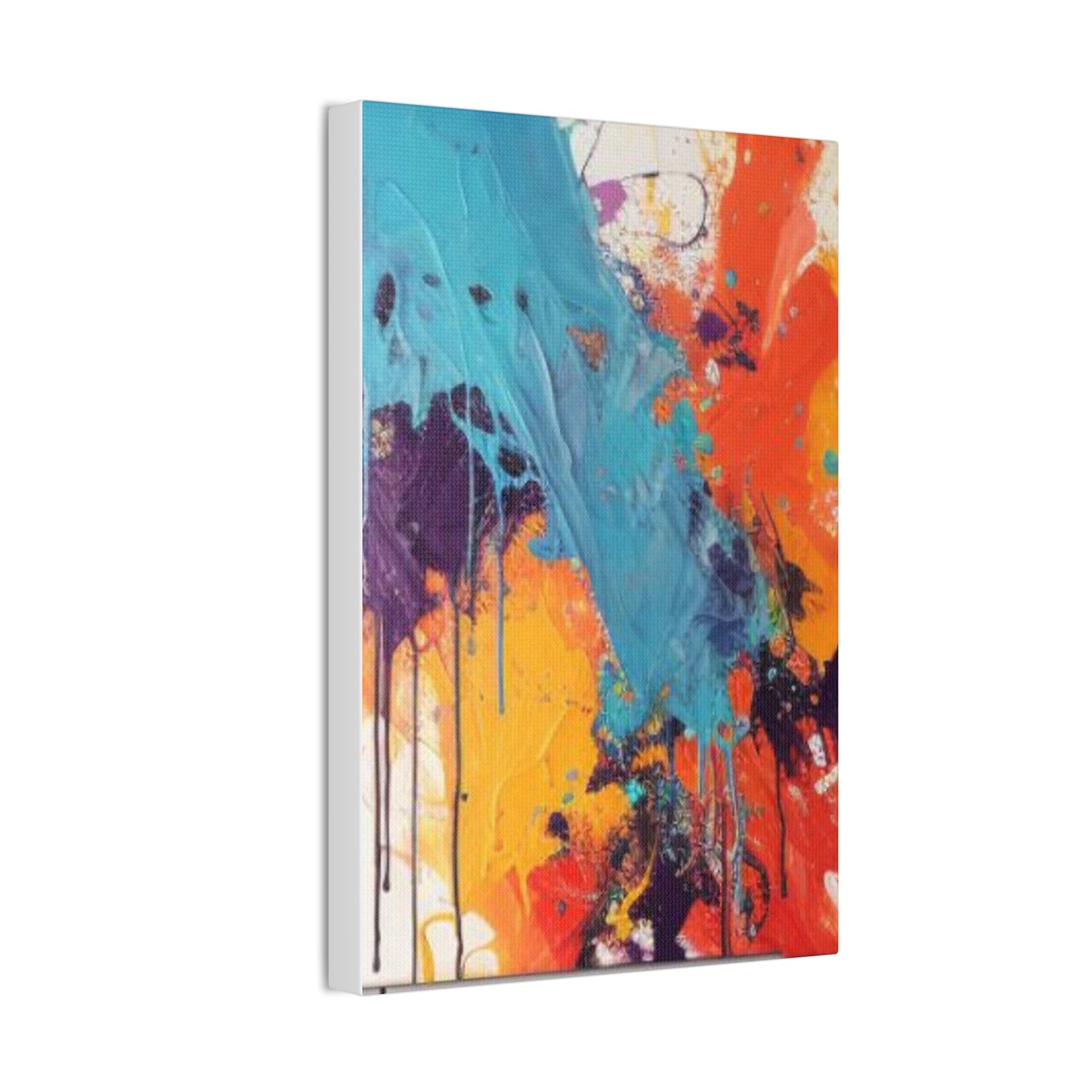 Primary Elegance: A Symphony of Sophistication Canvas Print