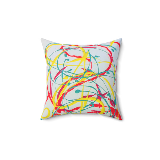 Artistic Abstractions: Abstract Acrylic Art Pillows Collection