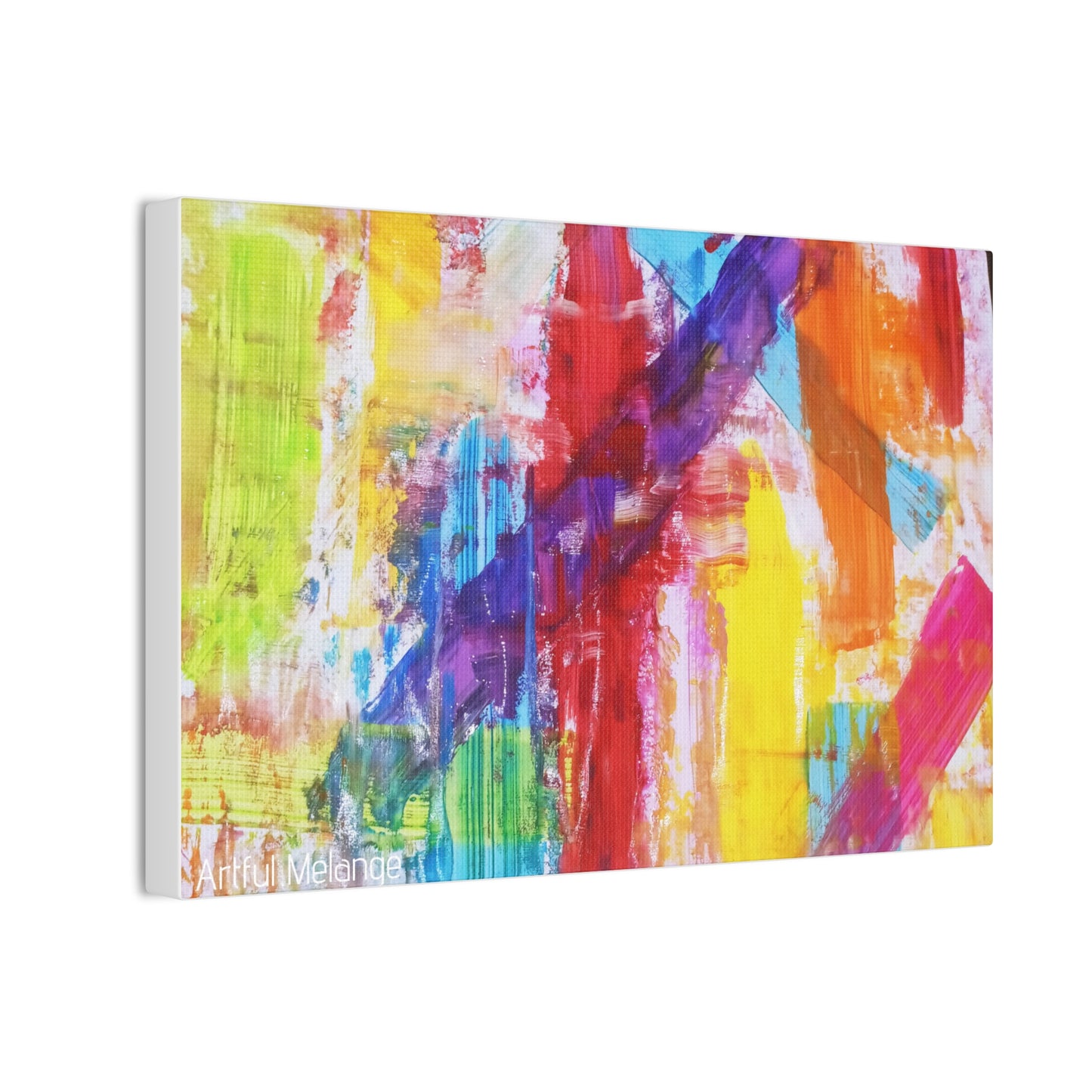 Primary Elegance: A Symphony of Sophistication Canvas Print