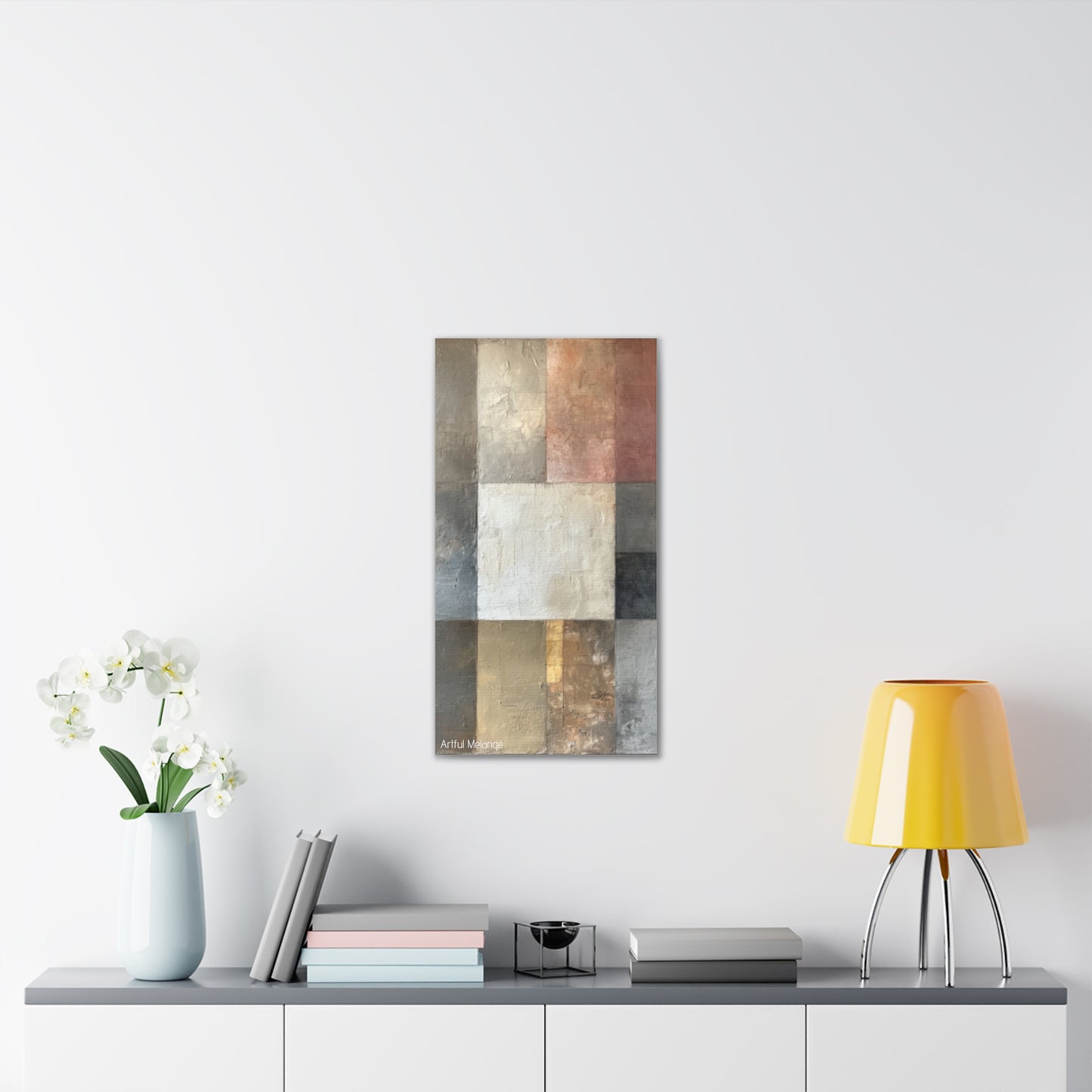 Primary Elegance: A Symphony of Sophistication Canvas Print