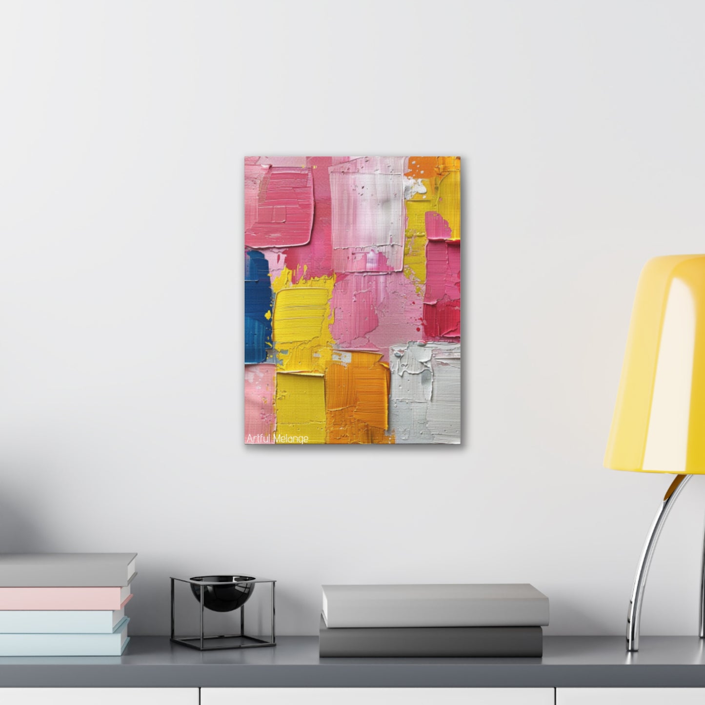 Primary Elegance: A Symphony of Sophistication Canvas Print