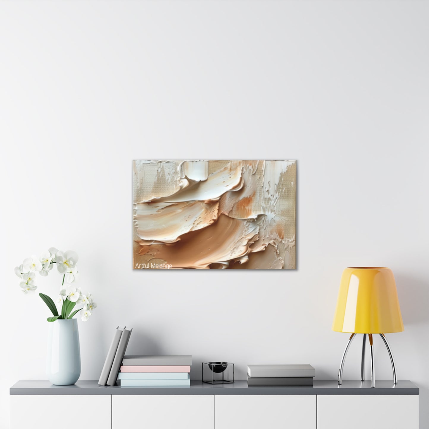 Primary Elegance: A Symphony of Sophistication Canvas Print