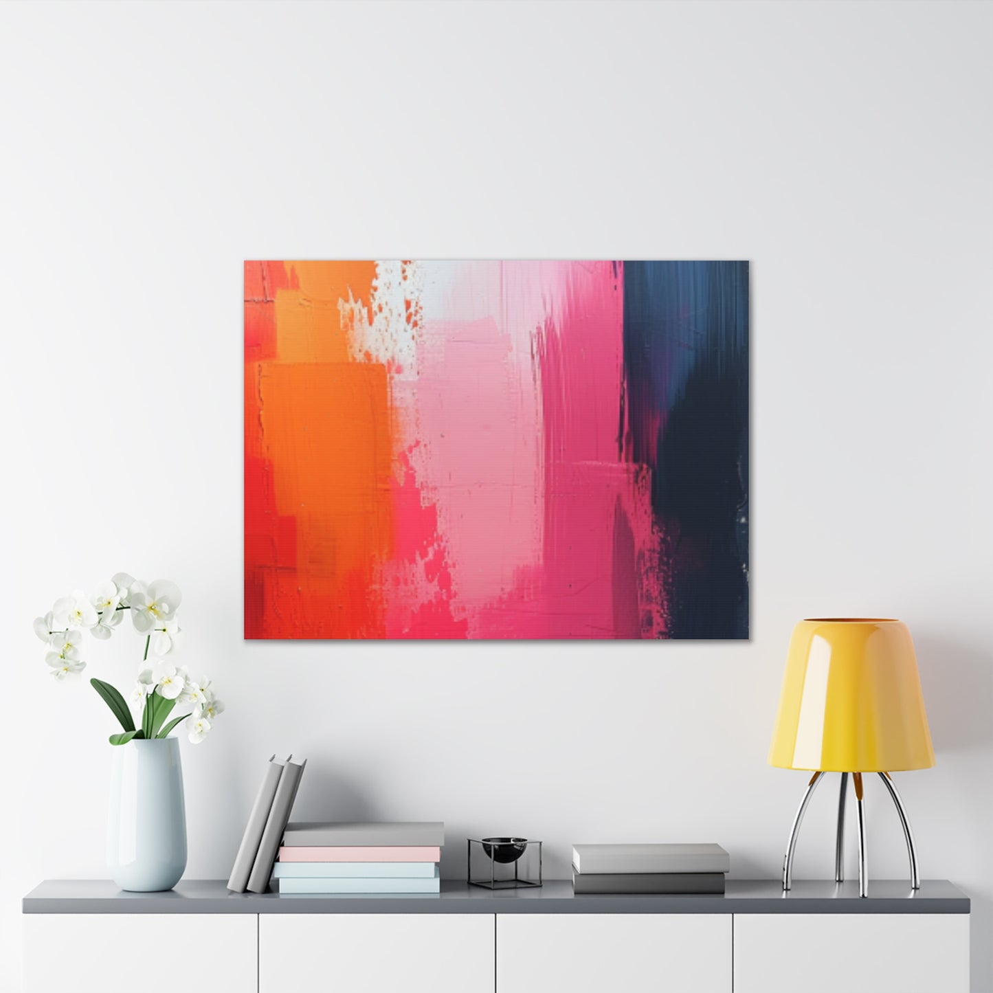 In The Pink: A Symphony of Sophistication Canvas Print